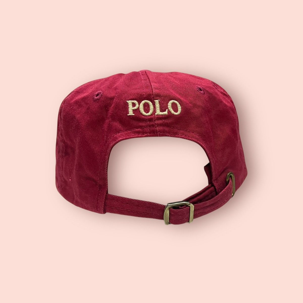 Polo Ralph Lauren × Ralph Lauren VINTAGE POLO USA EMBROIDERED FLAG LOGO STRAPBACK CAP Size ONE SIZE - 12 Thumbnail