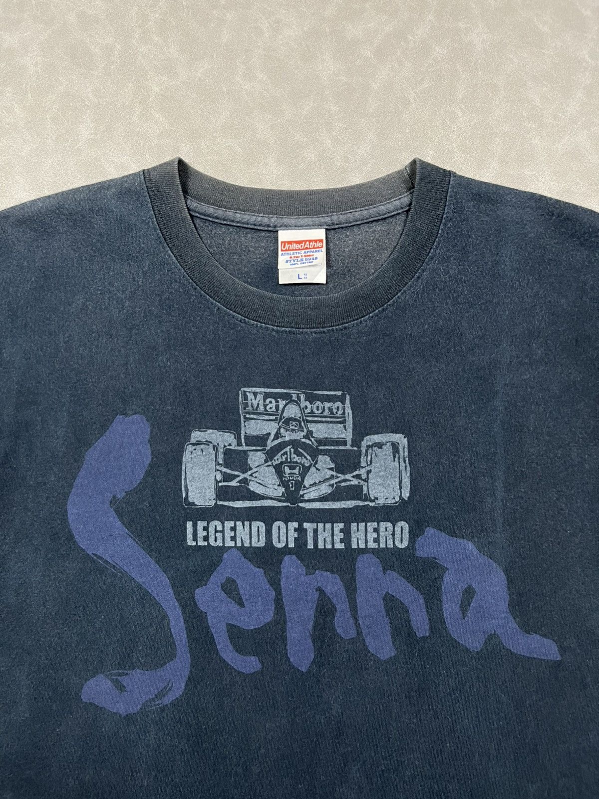 Marlboro Vtg marlboro senna honda f1 tee Size US L / EU 52-54 / 3 - 9 Thumbnail
