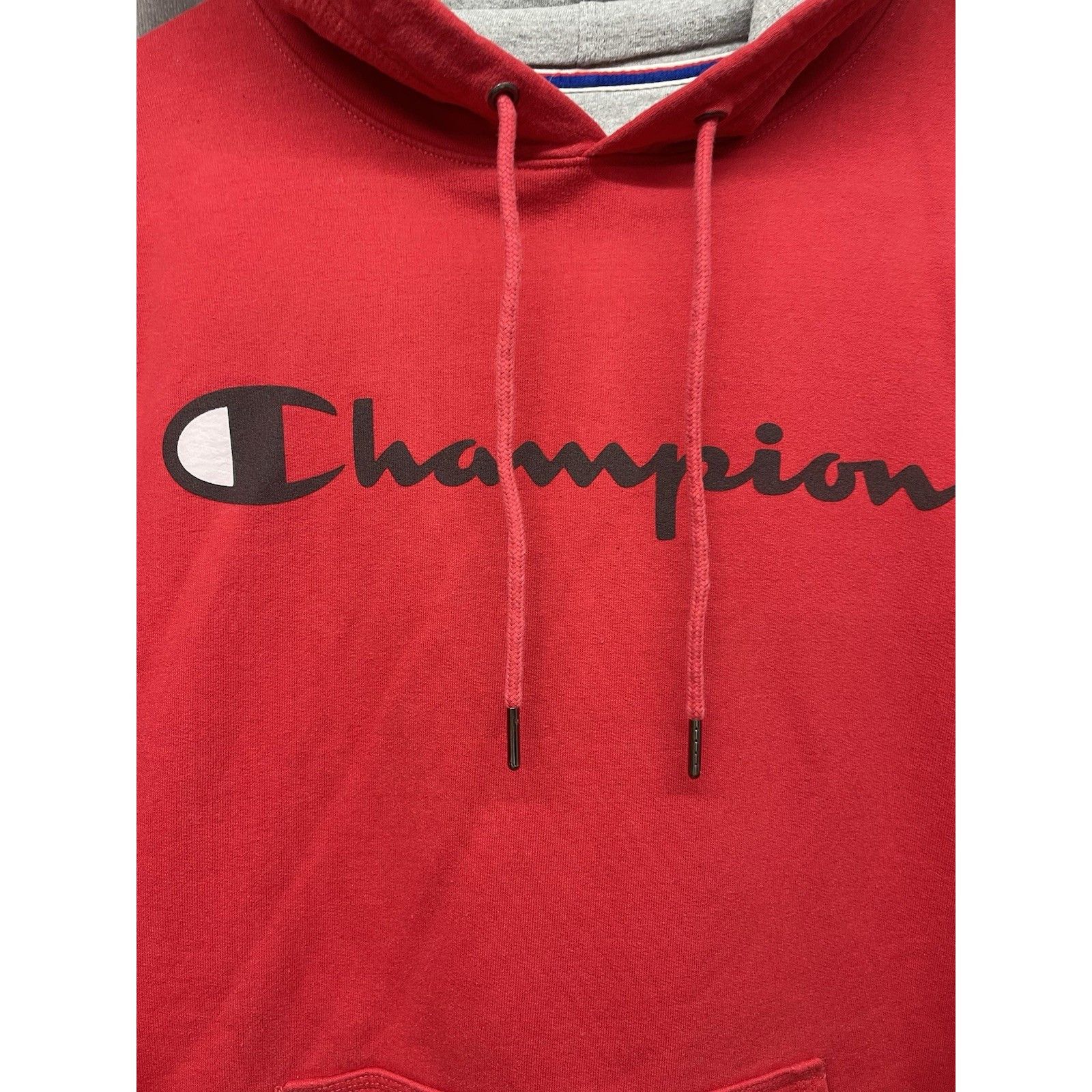 Champion Champion Hoodie Sweatshirt Mens XL Red Pullover Outdoors Log Size US XL / EU 56 / 4 - 3 Thumbnail