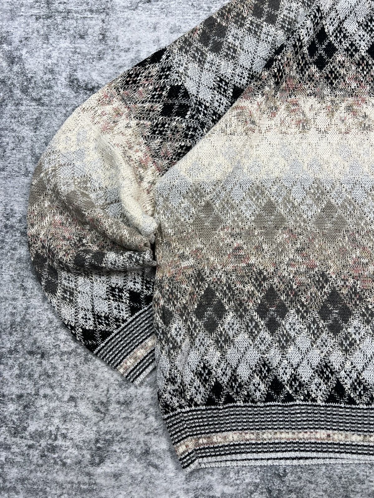 Coogi × Croft & Barrow × Vintage Vintage 90s Croft & Barrow Abstract Pattern Sweater XLT Size US XL / EU 56 / 4 - 6 Thumbnail