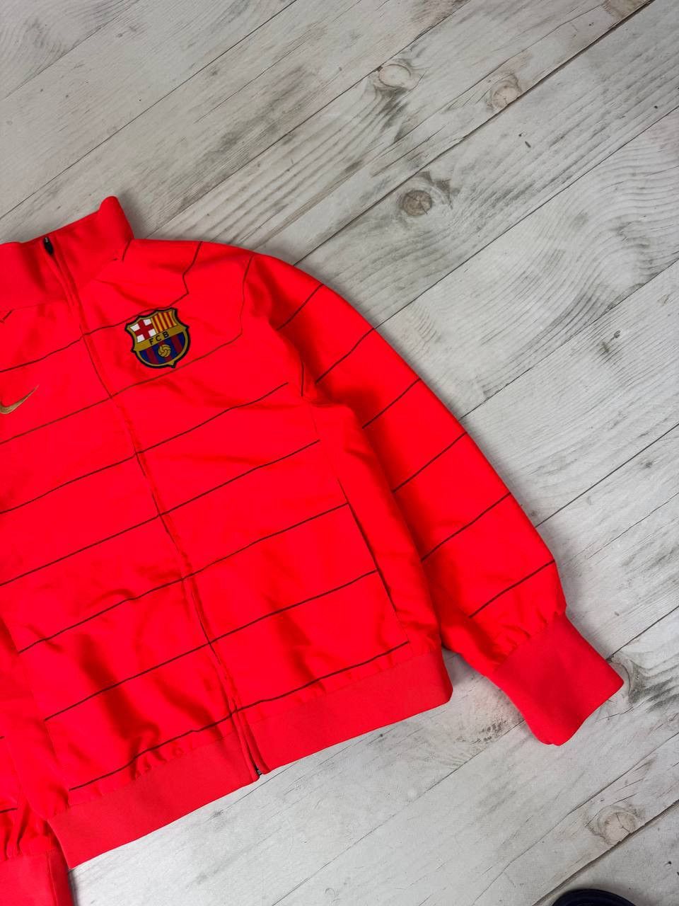 Nike Vintage Nike FC Barcelona 2009 2011 Track Jacket Soccer Size US S / EU 44-46 / 1 - 4 Thumbnail