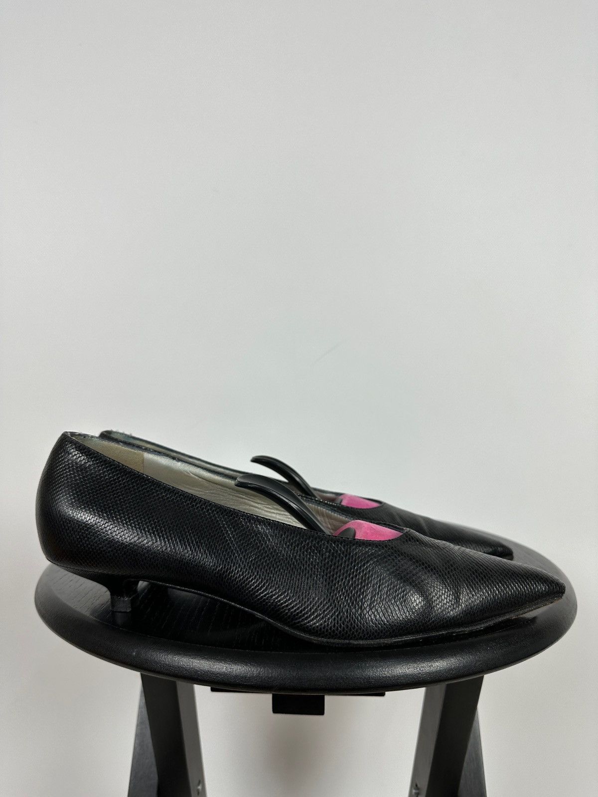 Gucci Vintage Gucci Tom Ford Black Leather Heels Size US 7.5 / IT 37.5 - 4 Thumbnail