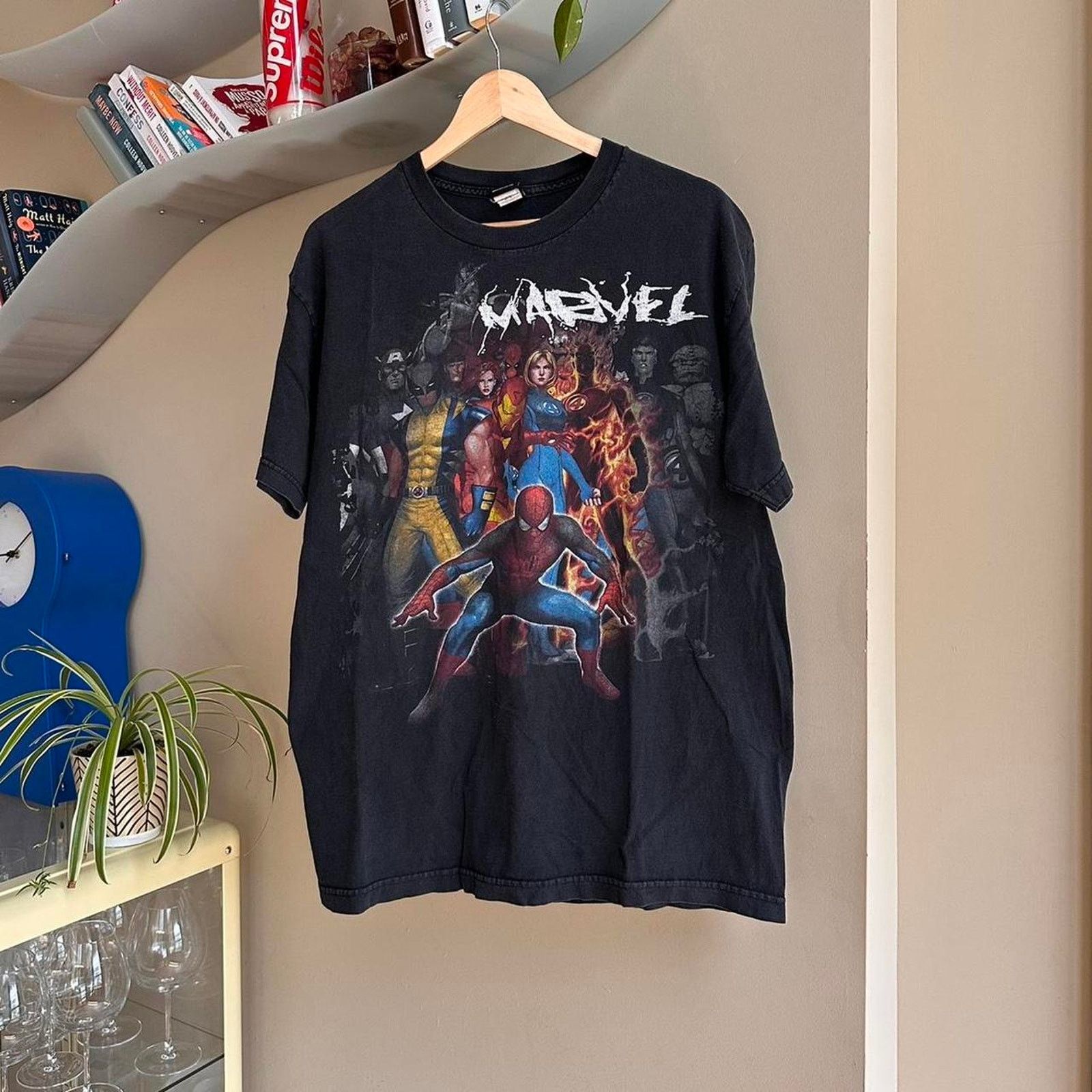 Marvel Comics × Vintage Vintage Marvel Mad Engine Shirt Size US L / EU 52-54 / 3 - 1 Thumbnail