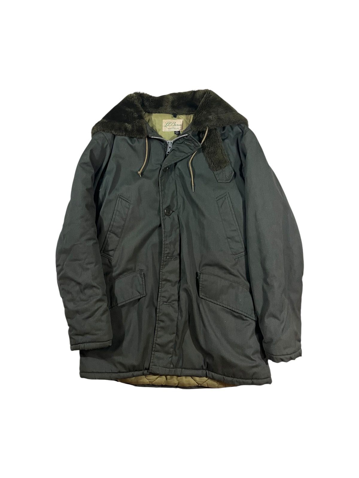 L.L. Bean × Vintage Vintage 60s LL Bean B9 Style Parka Green Size US M / EU 48-50 / 2 - 1 Thumbnail
