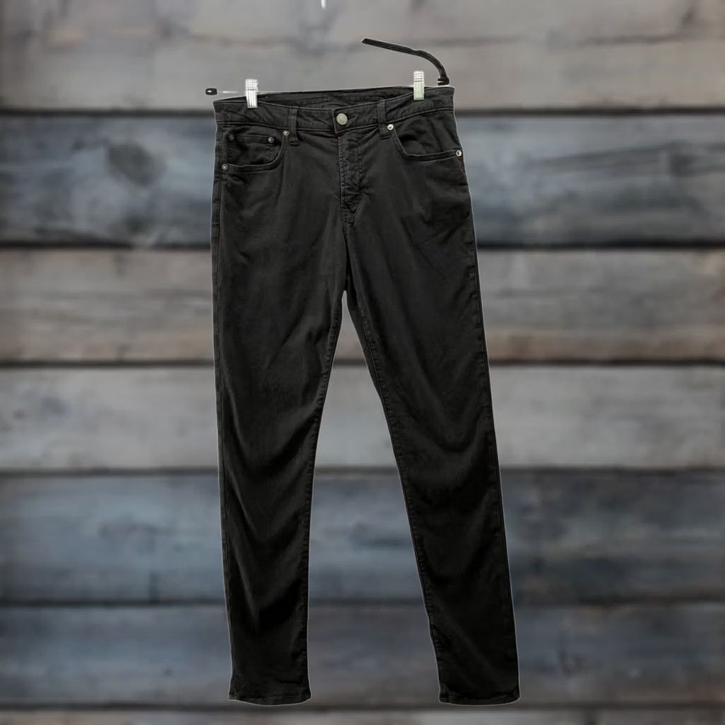 American Eagle Outfitters American Eagle Outfitters Skinny Chino Pants Mens 32x34 Black 5 Pocket Flex Soft Jean Pant Slim Flat Front Casual Size US 32 / EU 48 - 1 Thumbnail