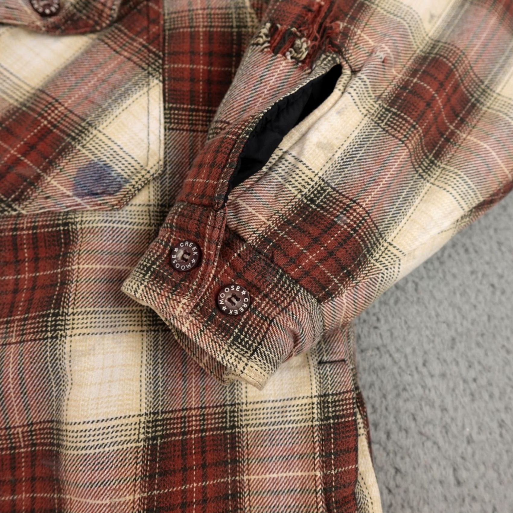 Vintage VINTAGE Moose Creek Jacket Mens L Red Plaid Flannel Lined Shacket Hiking Size US L / EU 52-54 / 3 - 6 Thumbnail