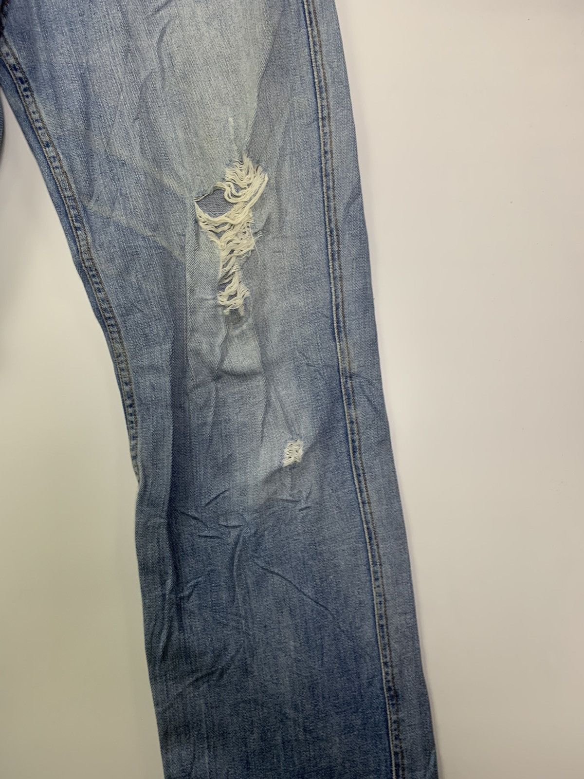 Vintage Vintage Polo RL distress jeans Size US 31 - 6 Thumbnail