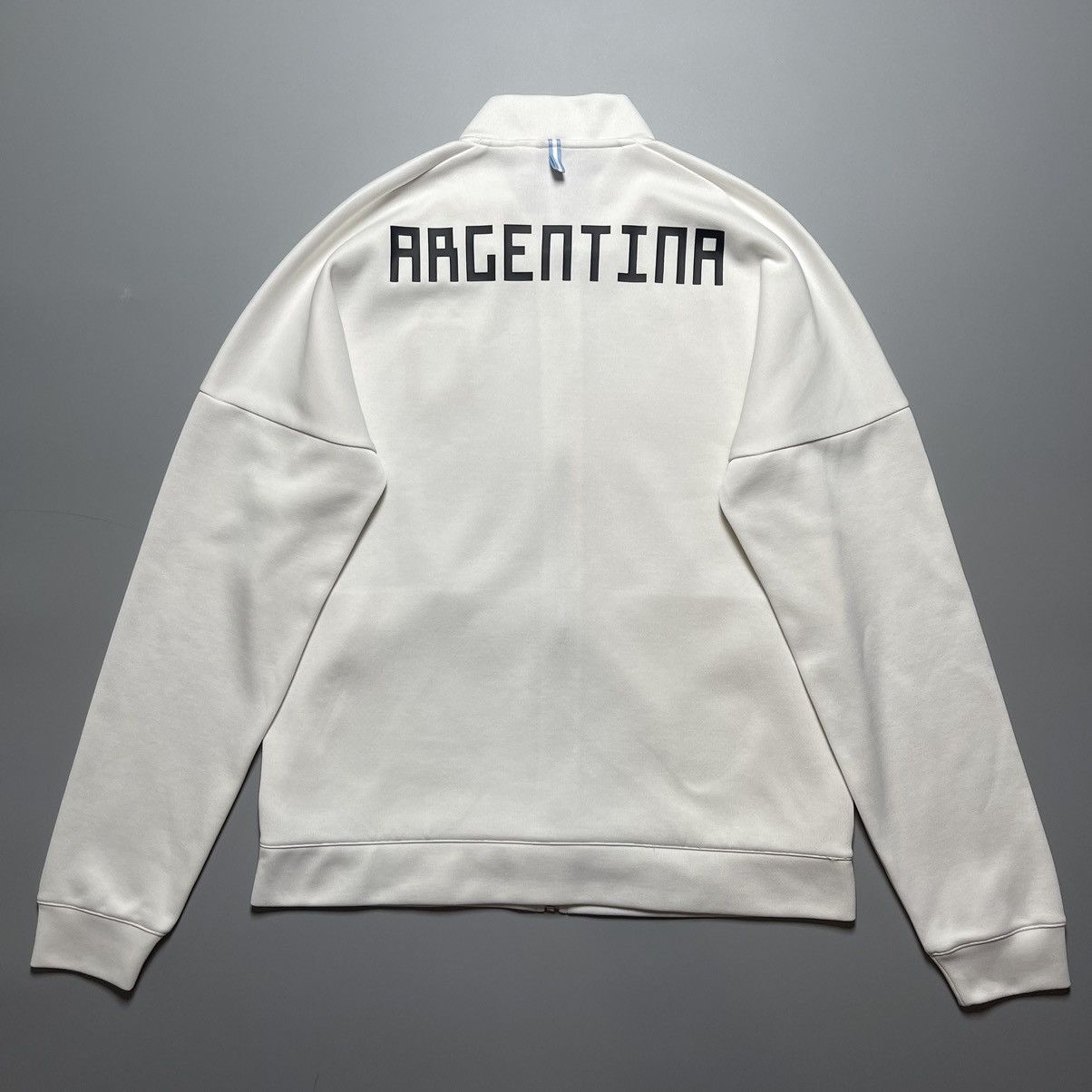 Adidas × Vintage ARGENTINA ADIDAS ZNE 2018 WORLD CUP SOCCER ANTHEM TRAVK TOP Size US L / EU 52-54 / 3 - 9 Thumbnail
