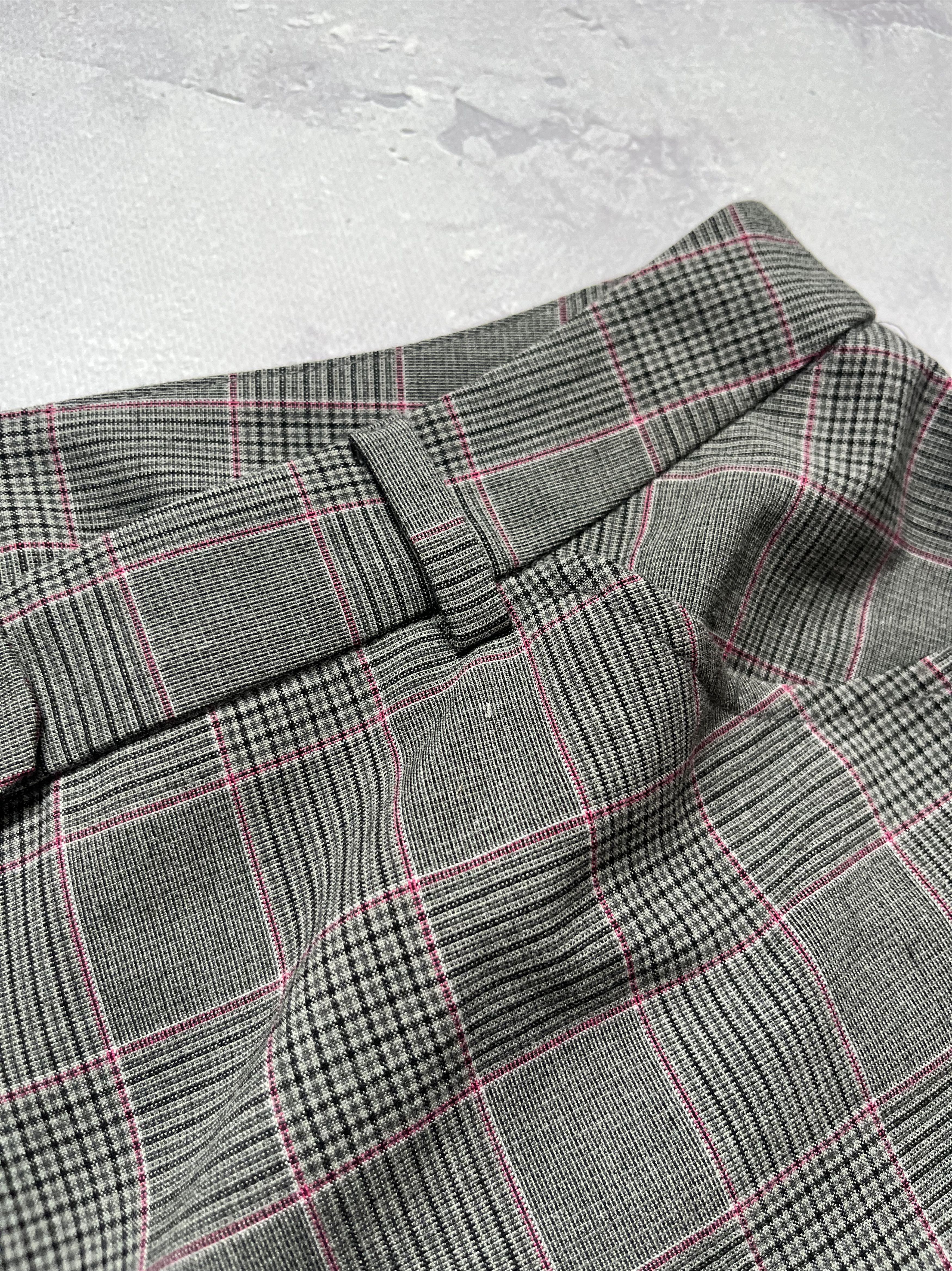 Dolce & Gabbana D&G Dolce & Gabbana Plaid Trousers Pants Viscose Wide Leg Size US 30 / EU 46 - 4 Thumbnail