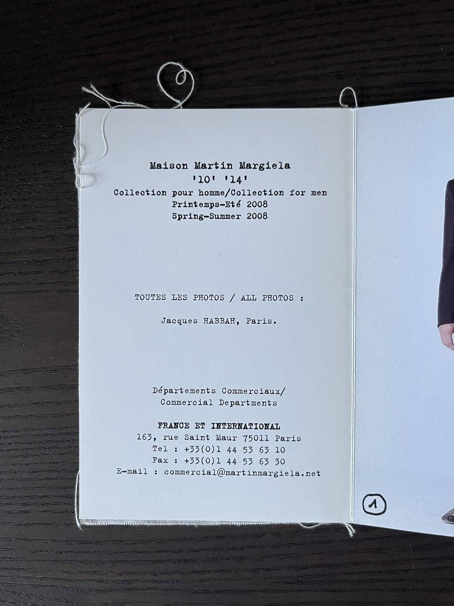 John Galliano × Maison Margiela Maison Martin Margiela line 10 14 FALL 2008 look book Size ONE SIZE - 7 Thumbnail