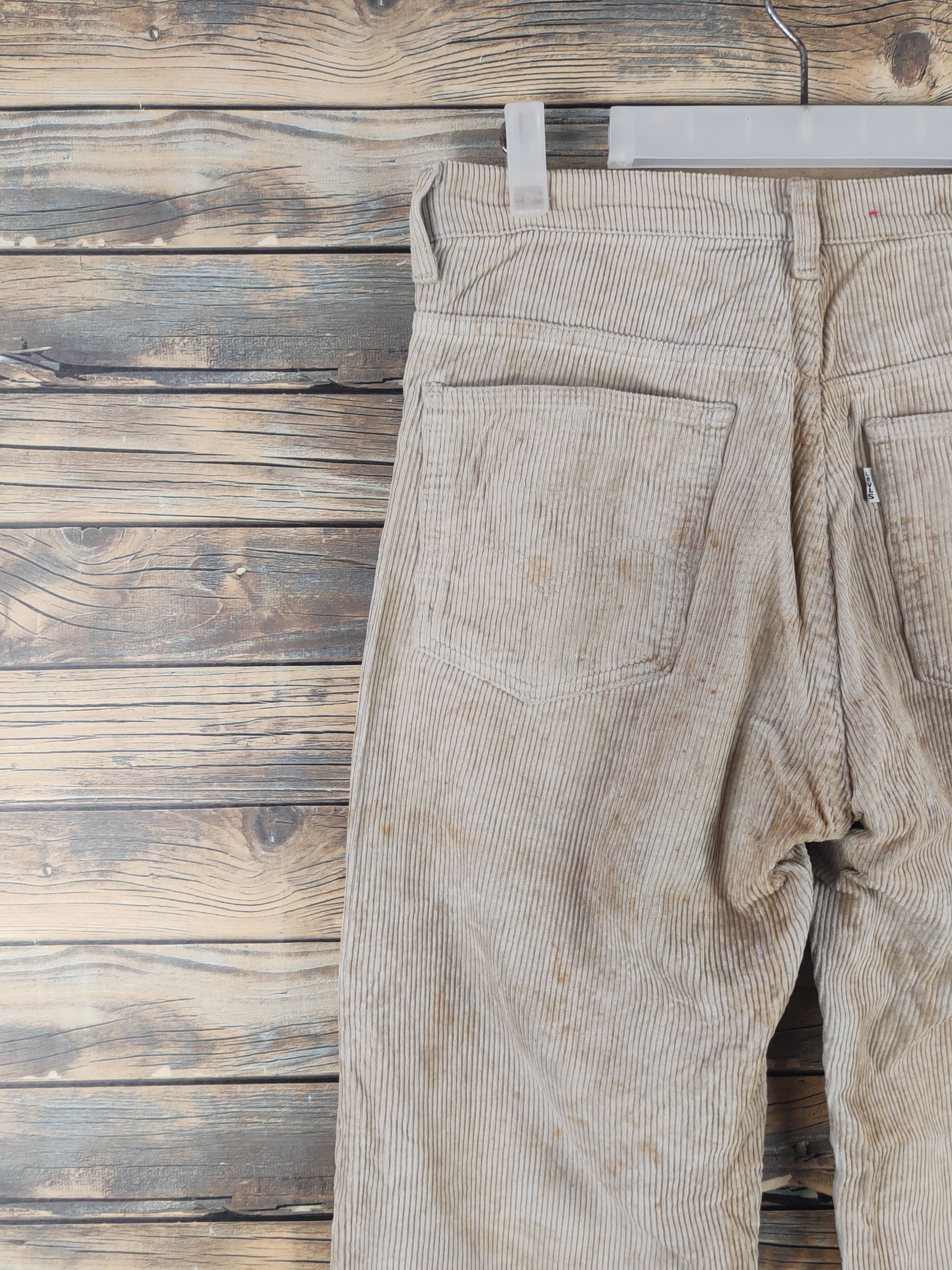 Levi's DL Levi's Beige Multipocket Corduroy Pants #46-260T Size US 31 - 9 Thumbnail