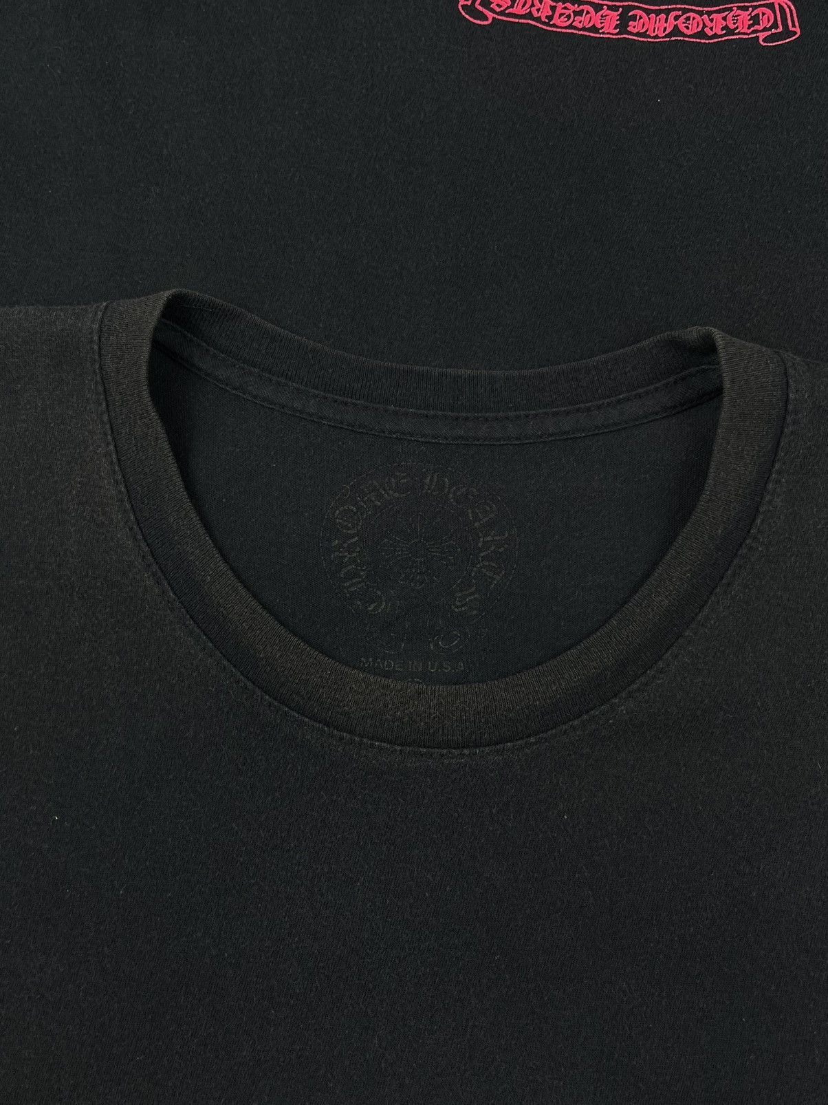Chrome Hearts Chrome Hearts Made In Hollywood Pink Logo Pocket Tshirt Size US M / EU 48-50 / 2 - 8 Thumbnail