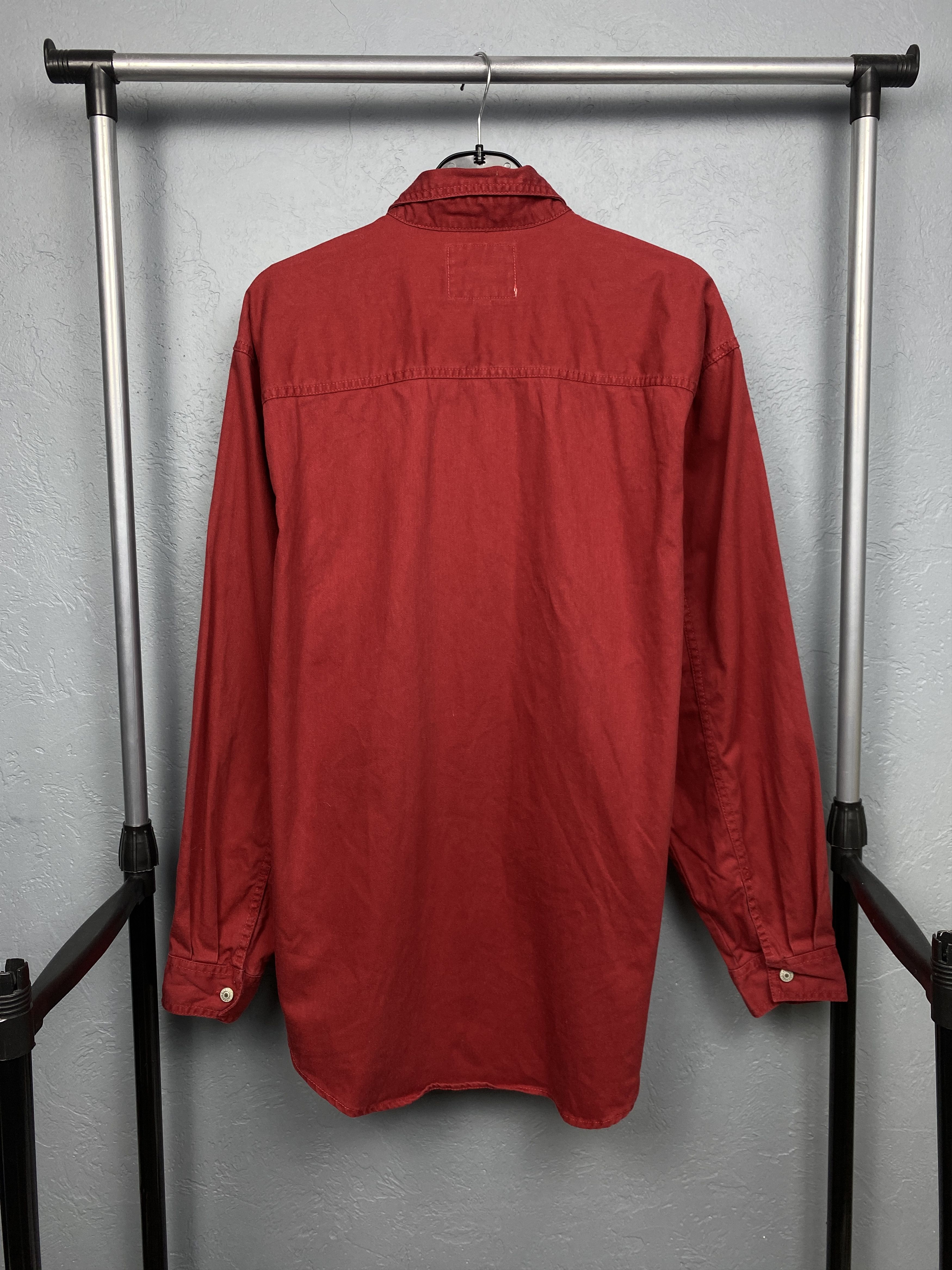 Levi's Levi's 90s Vintage Mens Red Tab Denim Shirt Size US L / EU 52-54 / 3 - 8 Thumbnail