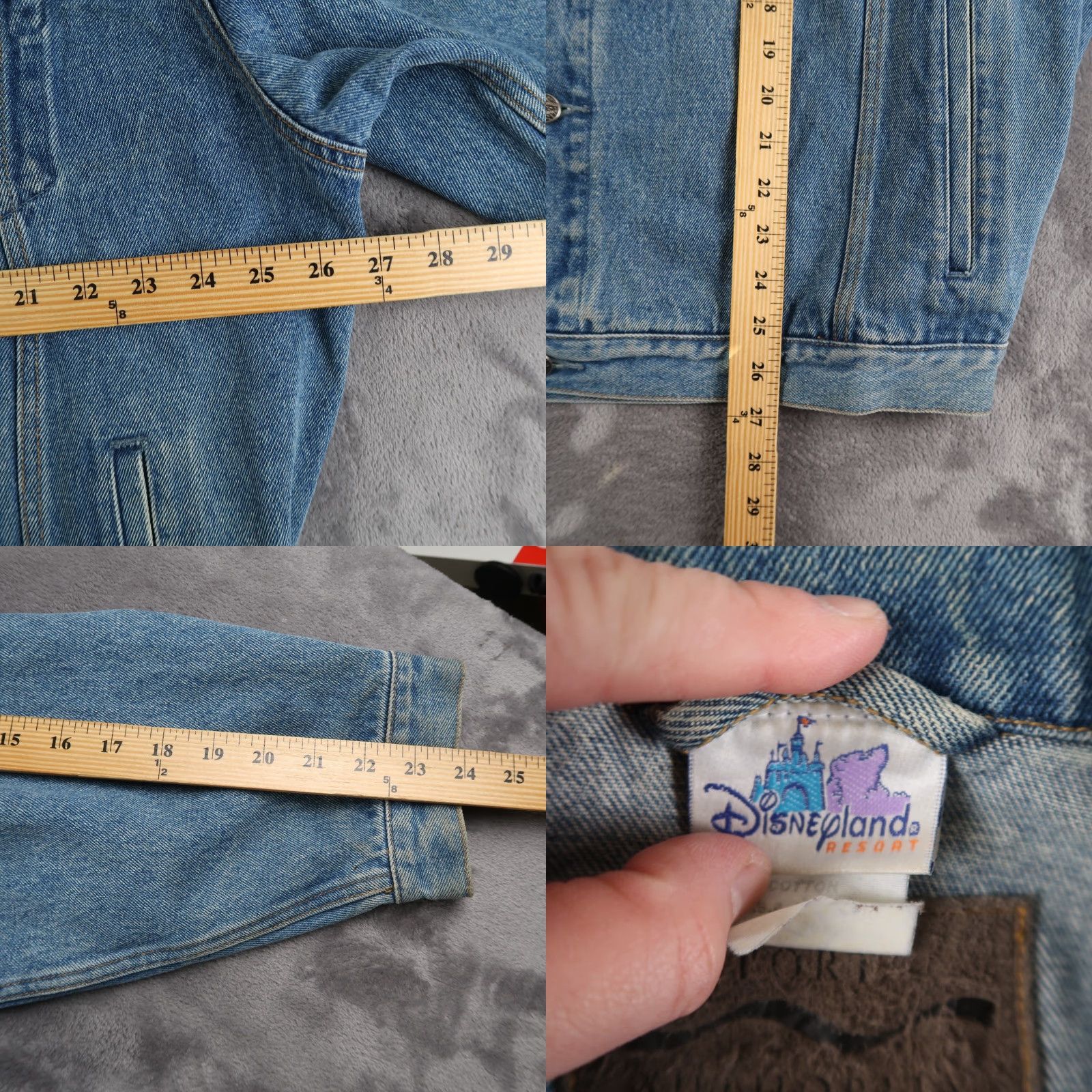 Disney VINTAGE Disney Mickey Mouse Denim Jacket 90s Bomber Jacket Size XL Blue Men Size US XL / EU 56 / 4 - 8 Thumbnail