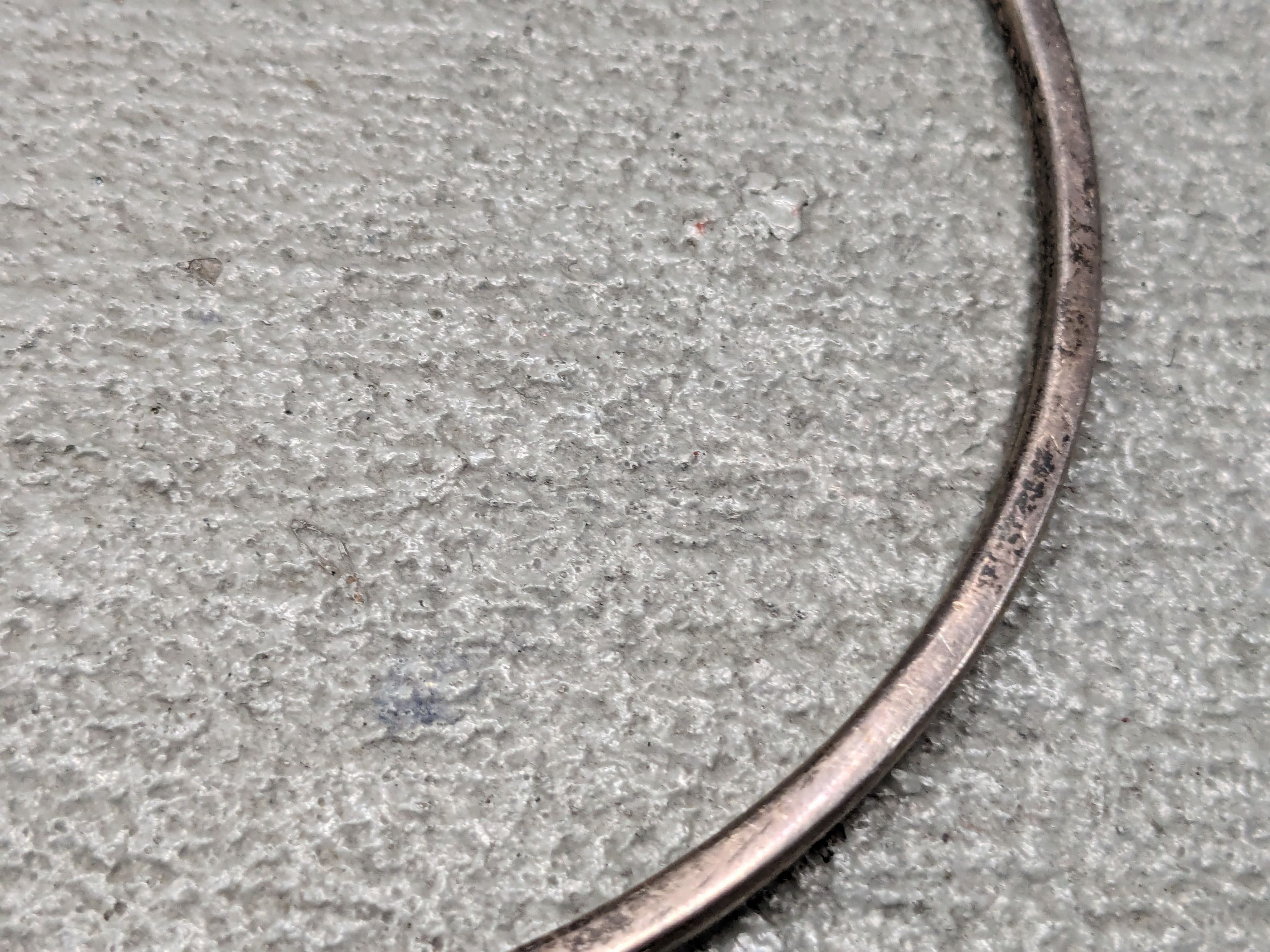 Other Vintage Sterling Silver Collar Necklace Choker 13" Y2K Size ONE SIZE - 10 Thumbnail
