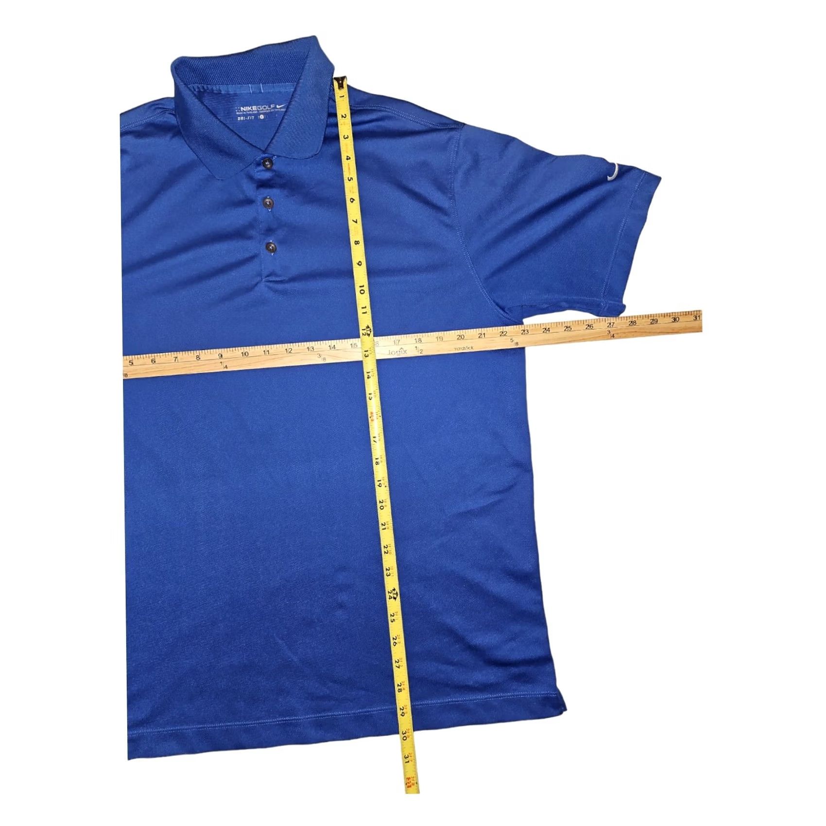 Nike Nike Golf Polo Shirt L Men Short Sleeve Dri-Fit Blue Embroidered Logo Lightweight Breathable Casual Outdoor Golf Polo Size US L / EU 52-54 / 3 - 3 Thumbnail