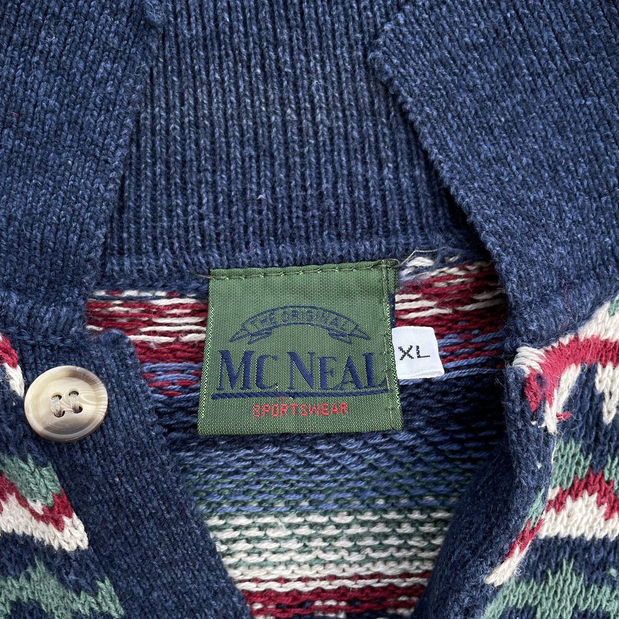 Vintage Vintage Knit Sweater Zip 1/4 Abstract Logo Norway Style USA Size US XL / EU 56 / 4 - 7 Thumbnail