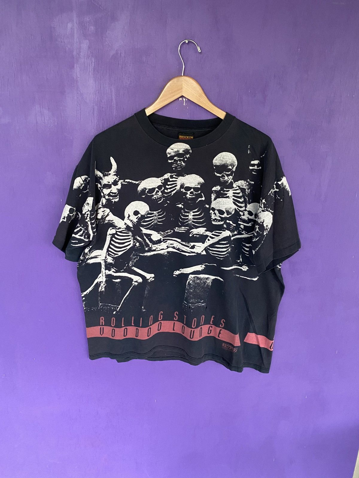 Band Tees Vintage 94/95 Rolling stones skeletons AOP tour tee Size US XL / EU 56 / 4 - 1 Thumbnail