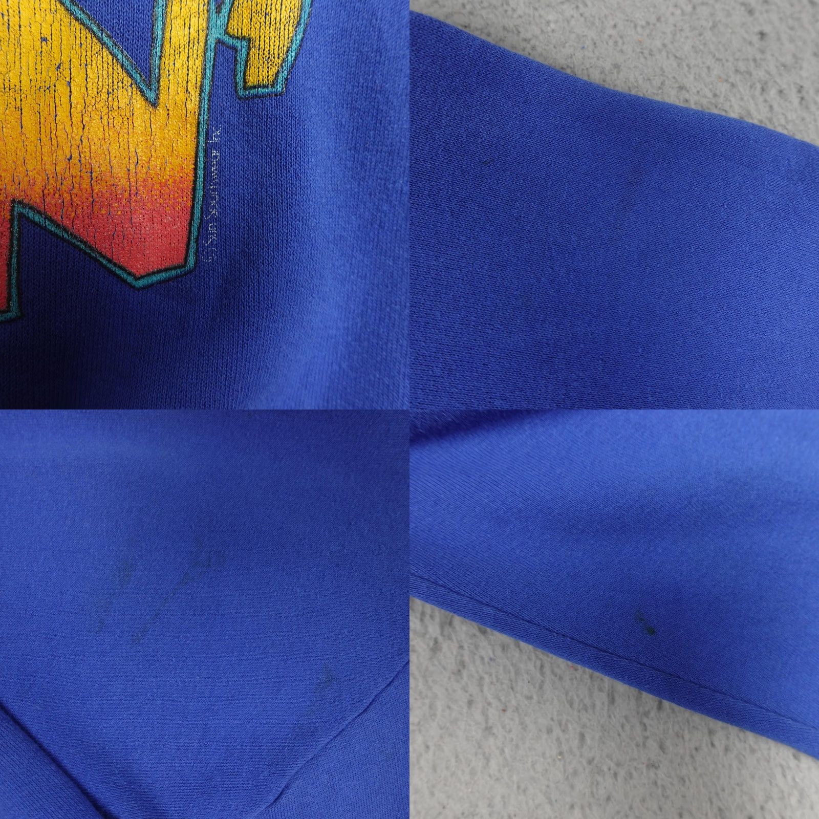 Sunray Sportswear VINTAGE Sun Sportswear Hooked On Fishin Sweatshirt Mens L Blue Graphic Print 80s 90s Size US L / EU 52-54 / 3 - 8 Thumbnail