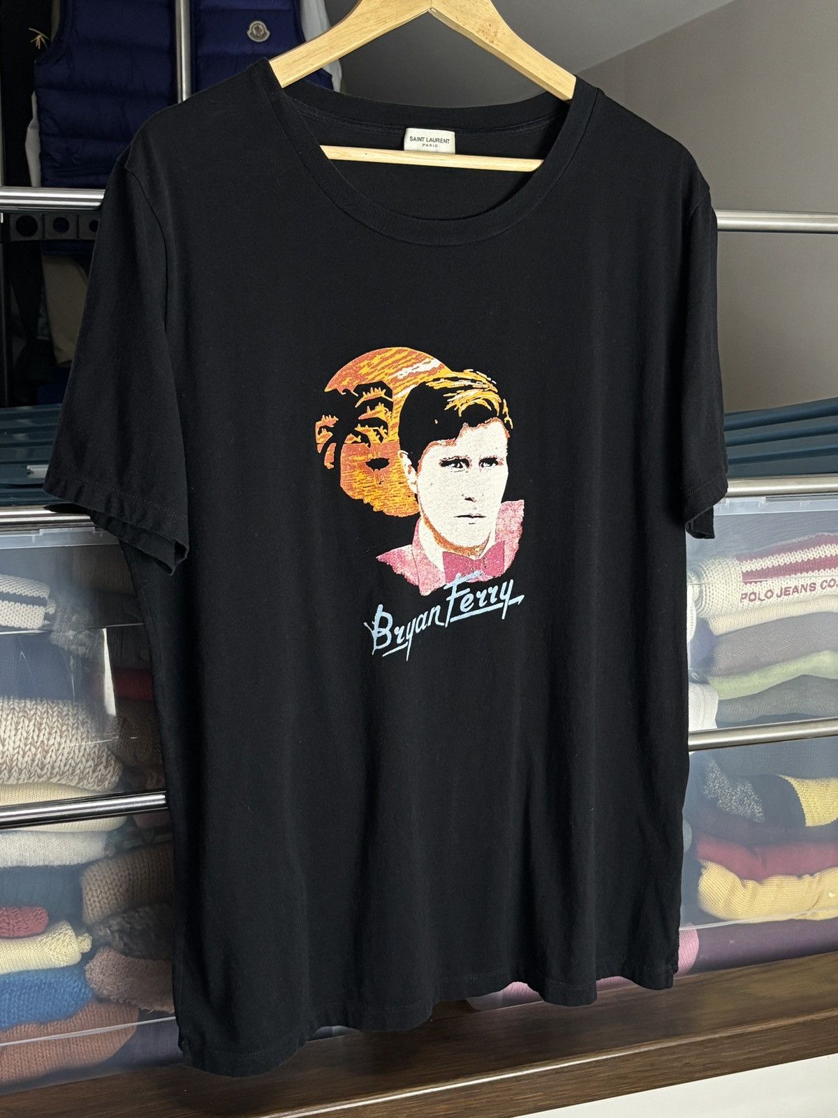 Saint Laurent Paris Saint Laurent Paris x Colette Bryan Ferry Roxy Music T-Shirt Size US L / EU 52-54 / 3 - 2 Thumbnail