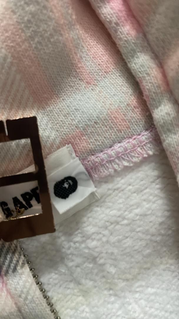 Bape 🇯🇵VINTAGE BAPE MONOGRAM FULL ZIP HOODIE VERY RARE Size US L / EU 52-54 / 3 - 14 Thumbnail