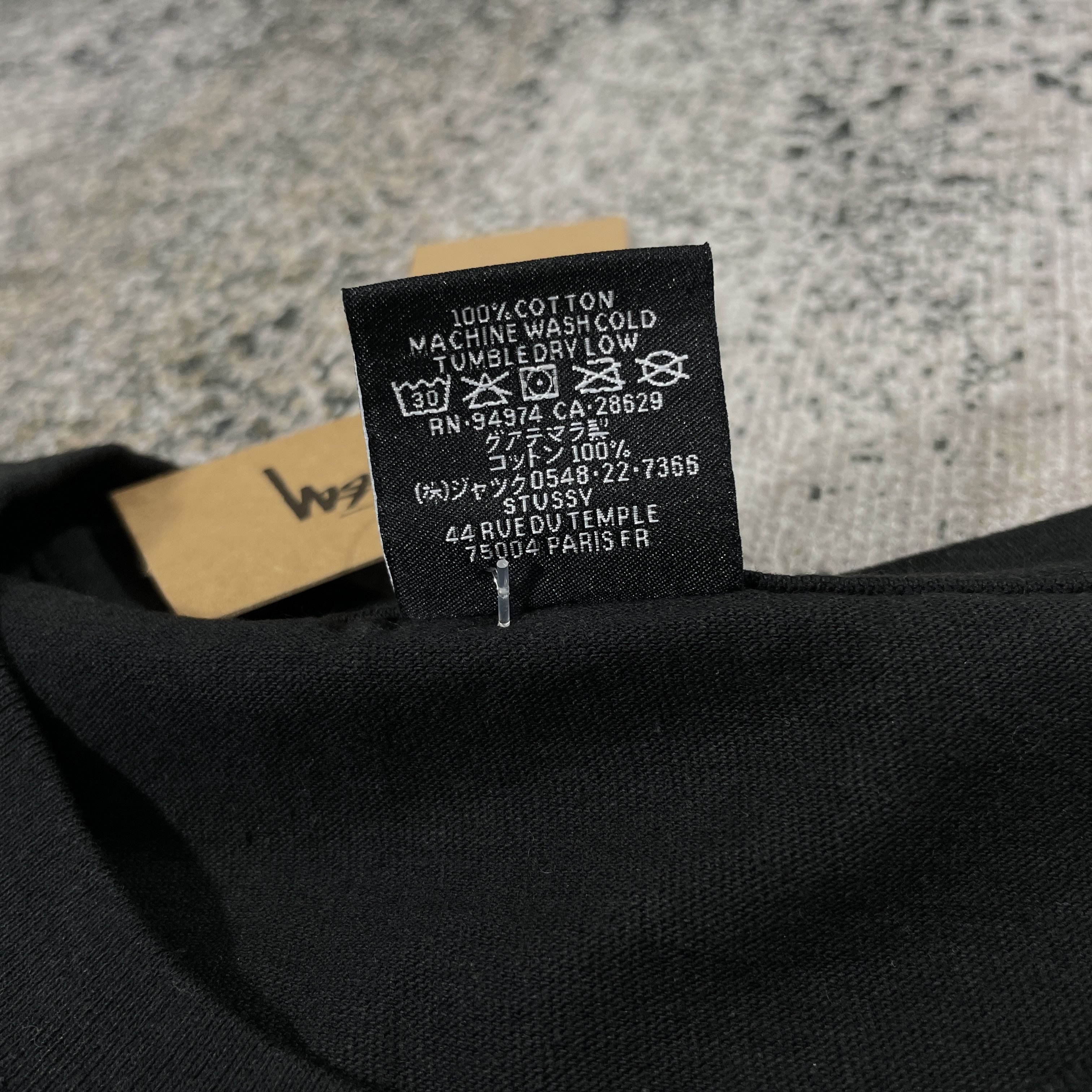 Stussy STUSSY TEST STRIKE 8 TEE BLACK - LARGE Size US L / EU 52-54 / 3 - 5 Thumbnail