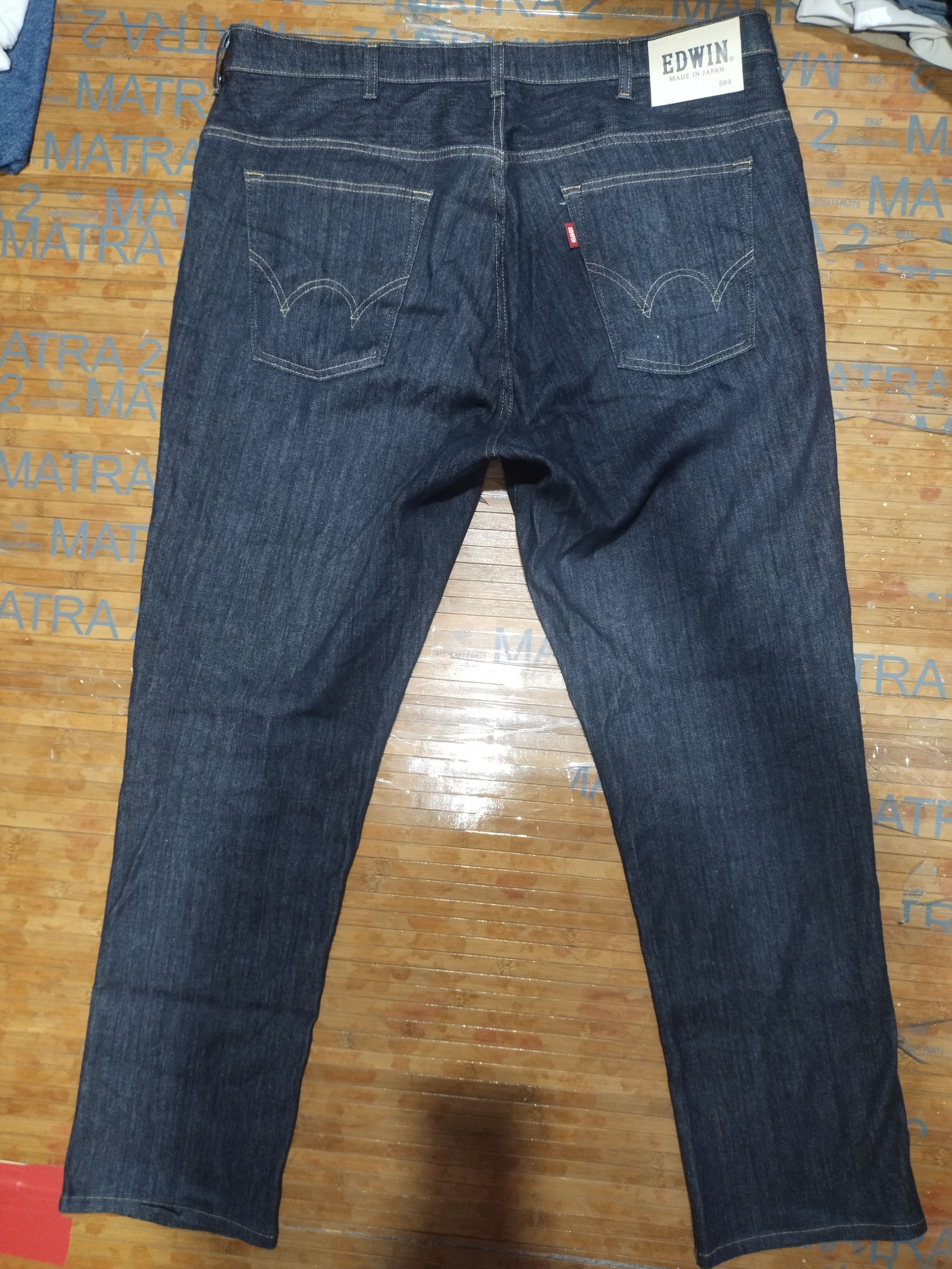 Edwin × Japanese Brand × Vintage Jeans Edwin 503 "Stretchable" Sz 40" Size US 40 / EU 56 - 2 Thumbnail