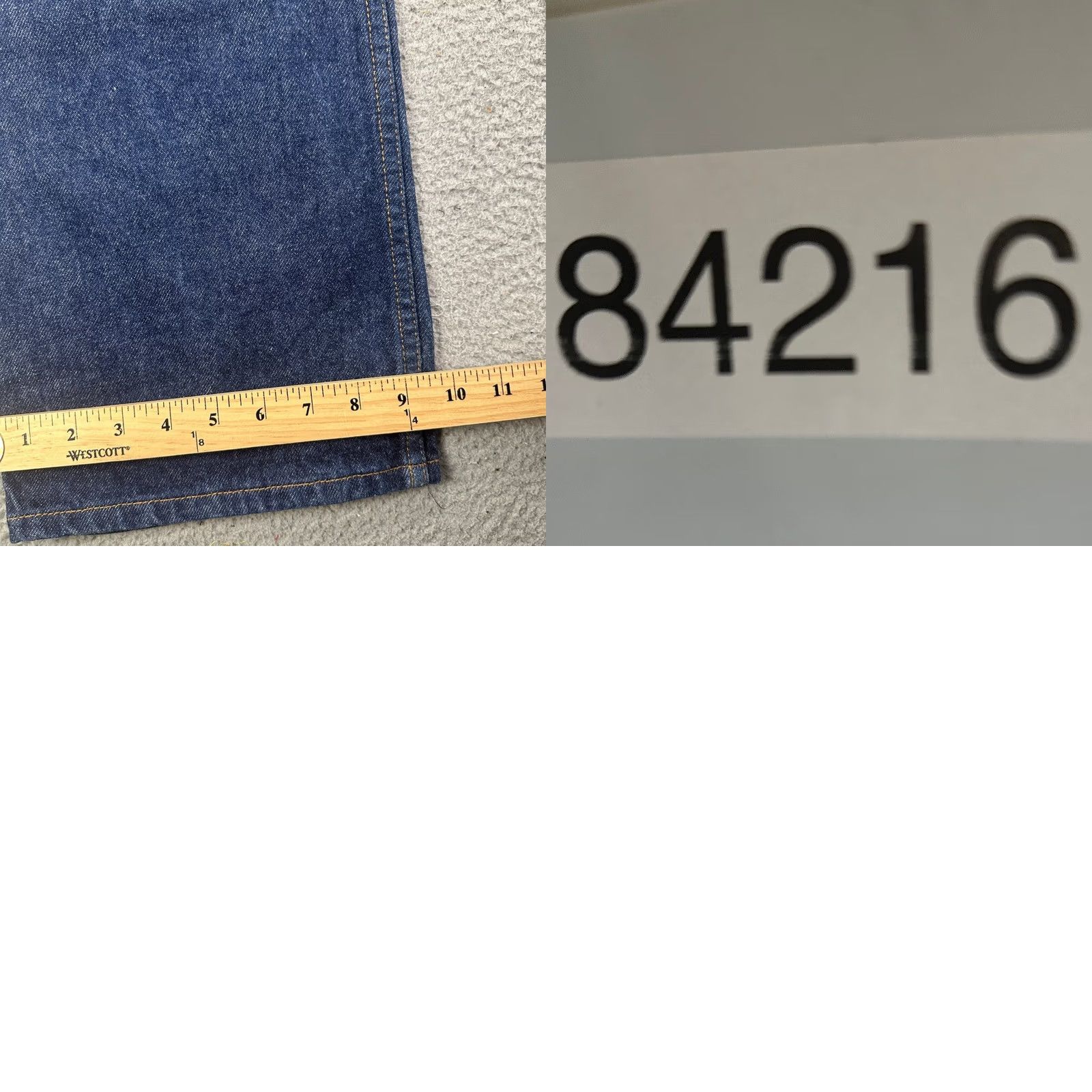 Levi's VINTAGE Levi's 517 Jeans Boot Cut 36 Mens Dark Blue Denim 5-Pocket Classic Fit EUC Size US 36 / EU 52 - 8 Thumbnail