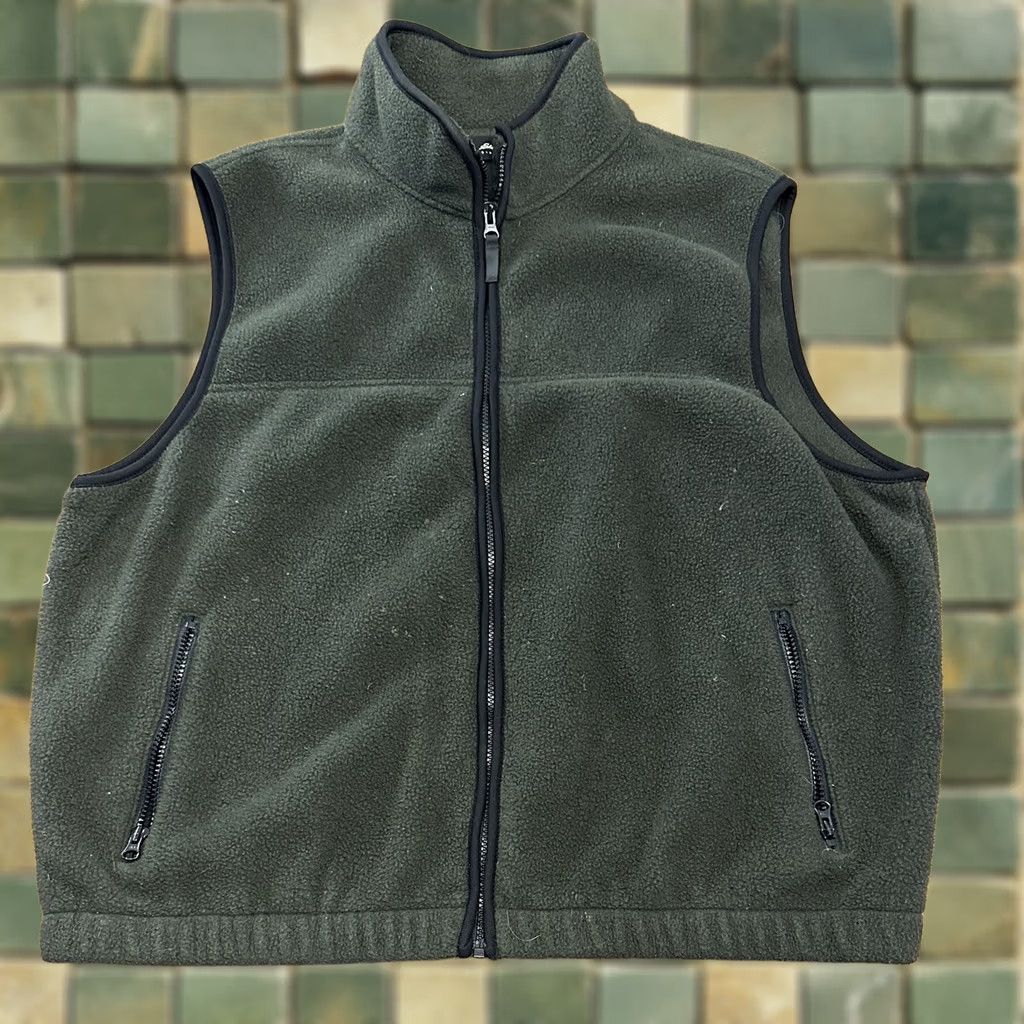 Eddie Bauer Eddie Bauer Full Zip Fleece Vest Jacket 2XL Men's Green Size US XXL / EU 58 / 5 - 1 Thumbnail