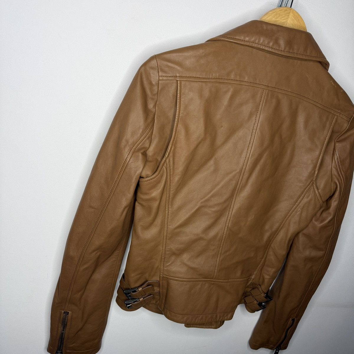 Gucci Gucci Leather Jacket Biker by Tom Ford Y2K Size XS / US 0-2 / IT 36-38 - 8 Thumbnail