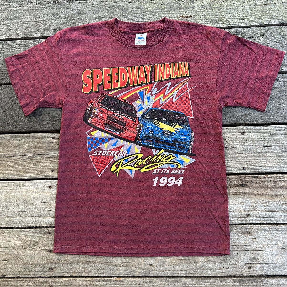NASCAR × Vintage Vintage 1994 NASCAR Indiana Speedway Racing T Shirt Size US L / EU 52-54 / 3 - 1 Thumbnail