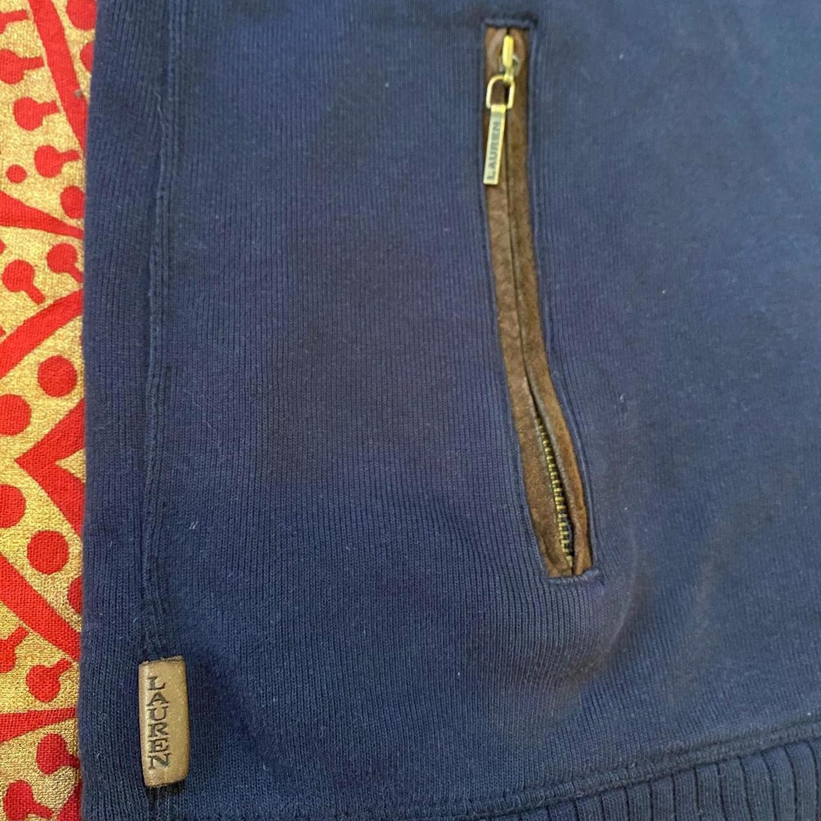 Lauren Ralph Lauren Classic Lauren Ralph Lauren zip-up in deep navy. Size S / US 4 / IT 40 - 3 Thumbnail