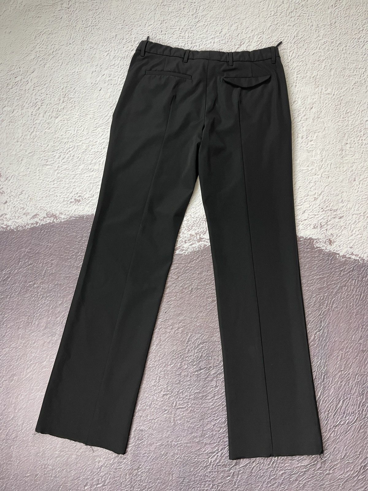 Prada Prada nylon black flared pants made in Italy size 42 Size 28" / US 6 / IT 42 - 13 Thumbnail
