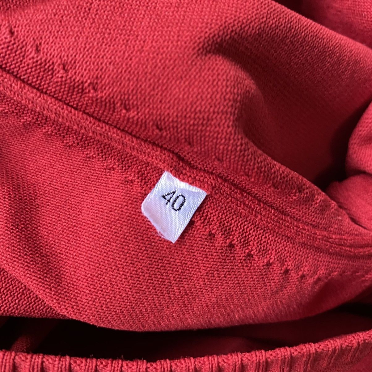 Miu Miu Miu Miu Red Square-Neck Short Sleeve Knit Top Size S / US 4 / IT 40 - 16 Thumbnail