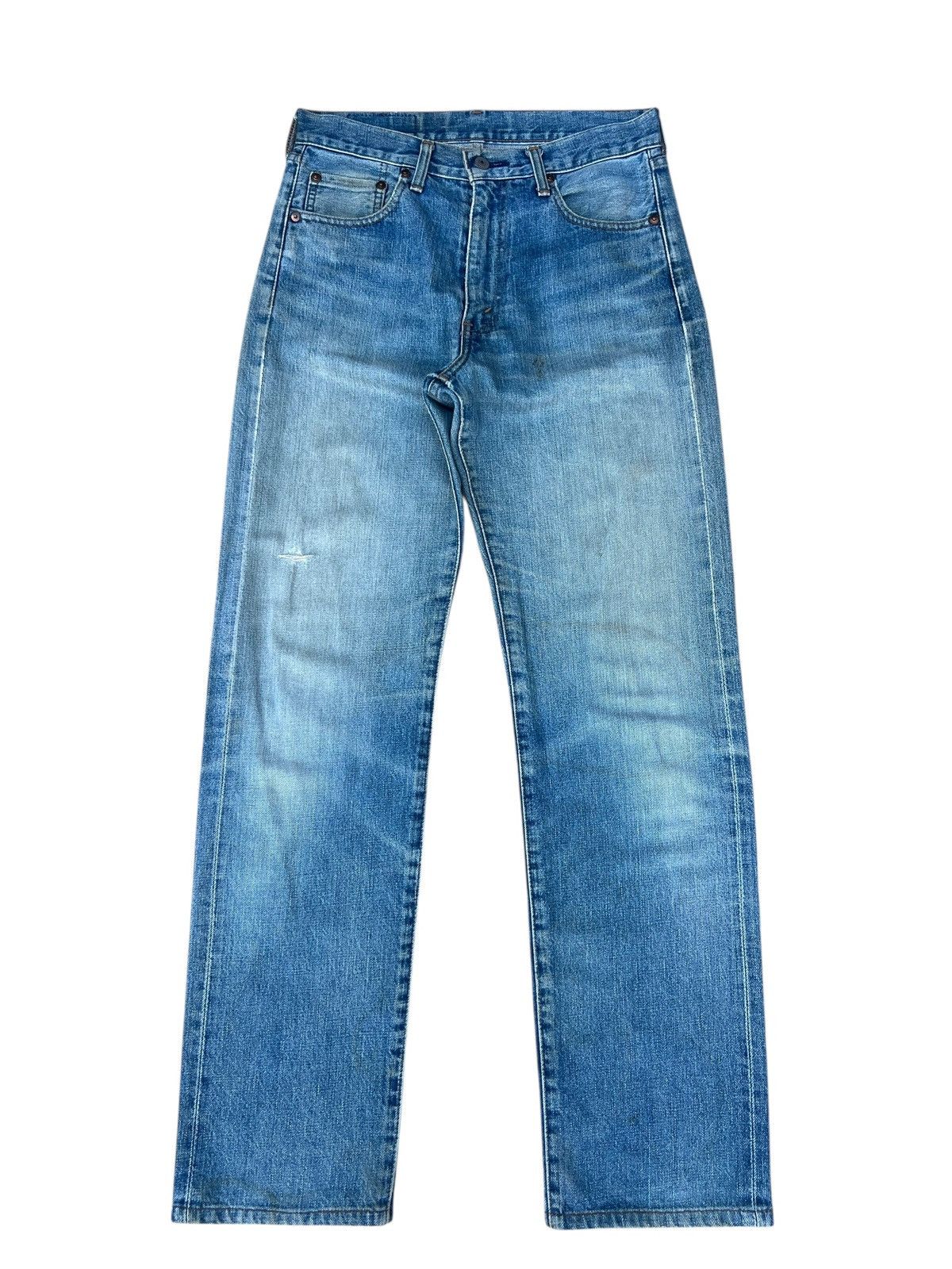 Levi's 1993 Levi’s 502 XX Big E Fade Aging Mud Denim Selvedge Jeans Size US 30 / EU 46 - 1 Thumbnail