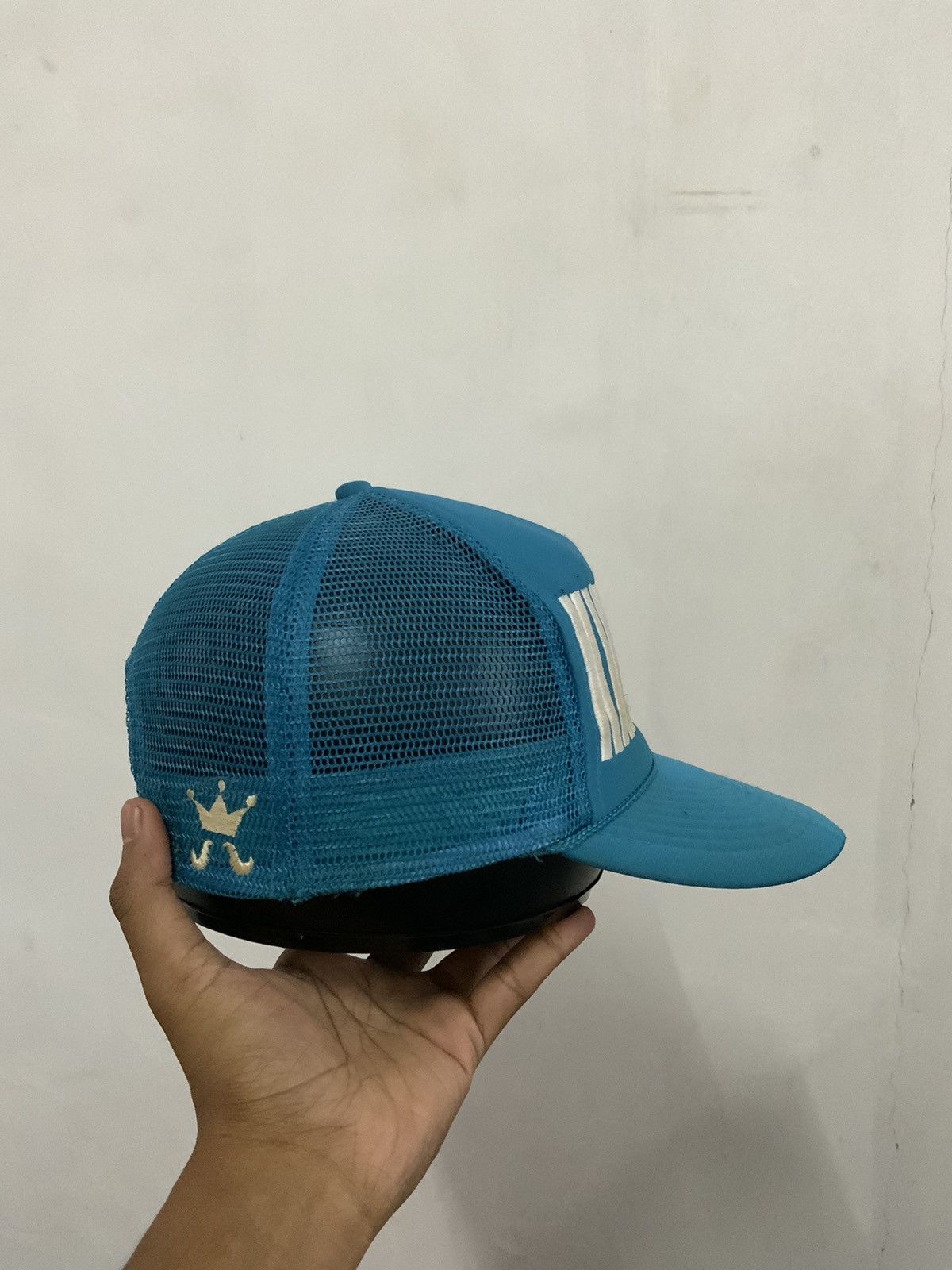 Japanese Brand King Size Embroidered Otto Trucker Hat Size ONE SIZE - 5 Thumbnail