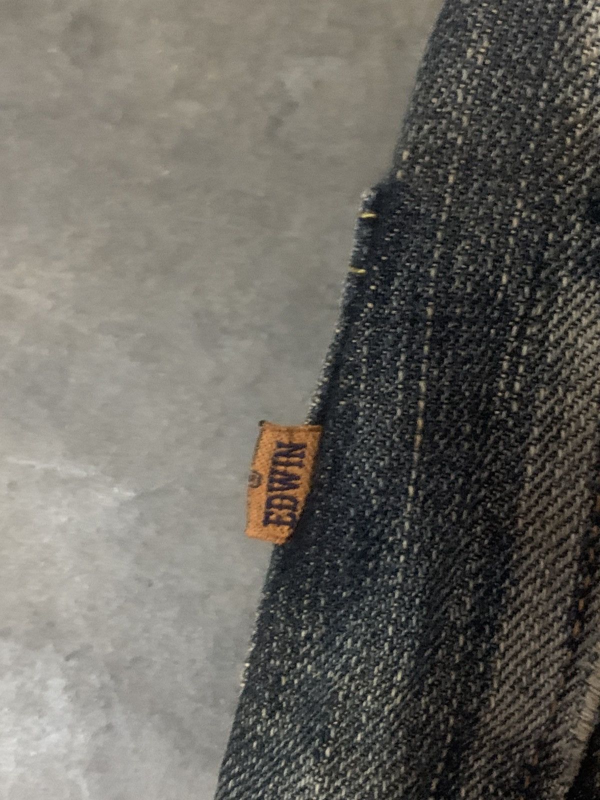 Edwin Edwin 505ZX Flare Distressed Denim Selvedge Jeans Size US 31 - 5 Thumbnail