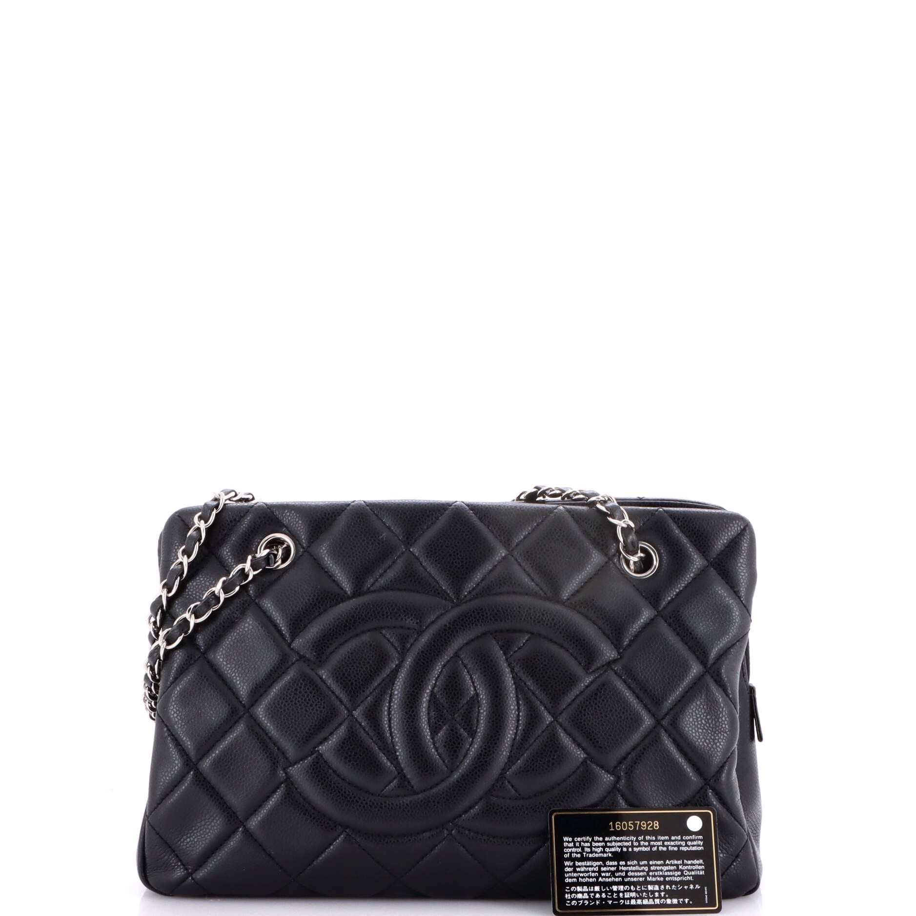 Chanel Timeless CC Shopping Tote Quilted Caviar Medium Size ONE SIZE - 1 Thumbnail