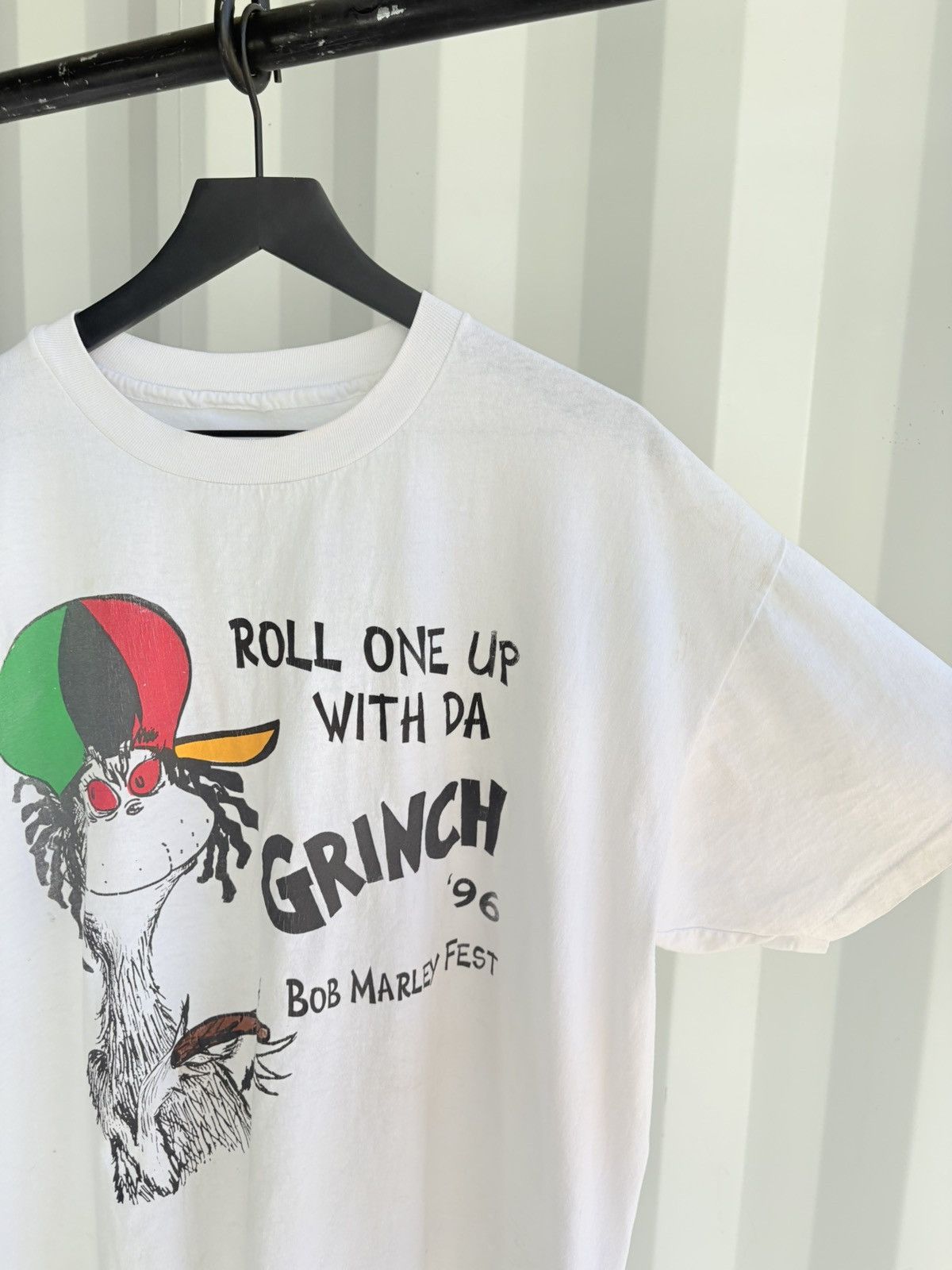 Vintage Vintage Roll One Grinch Shirt Faded Distressed Grunge Band Size US XL / EU 56 / 4 - 3 Thumbnail