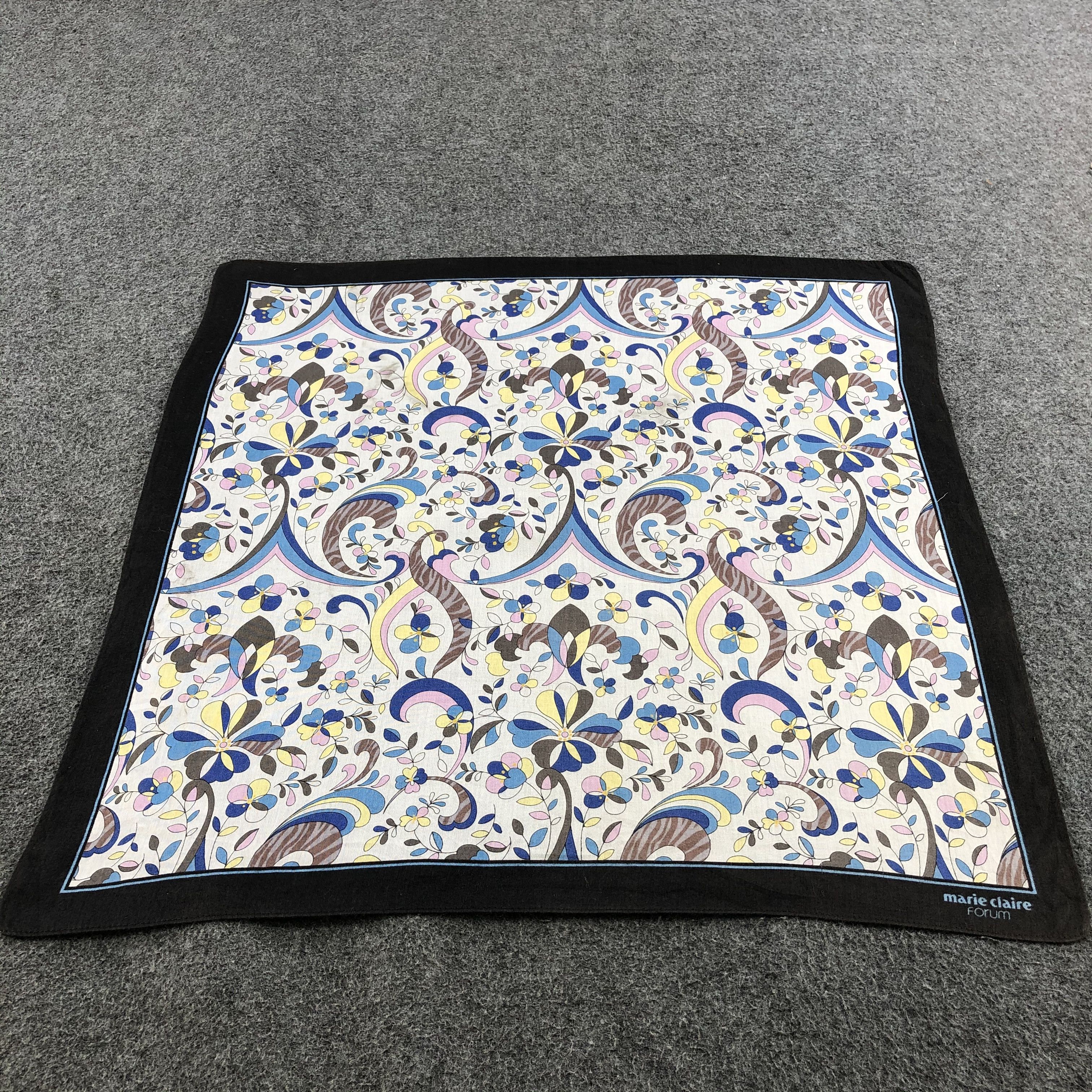 Vintage Marie Claire Handkerchief Neckerchief Bandana H1365 Size ONE SIZE - 2 Thumbnail