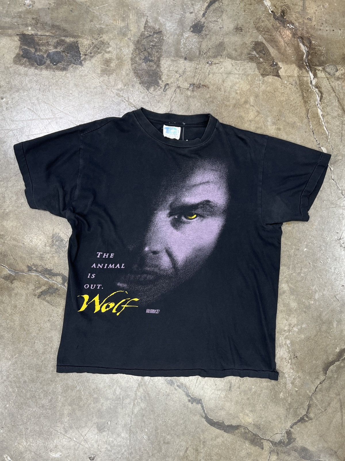 Vintage Vintage 1994 Wolf Movie The Animal Is Out Tee Sz. Large Size US L / EU 52-54 / 3 - 2 Thumbnail