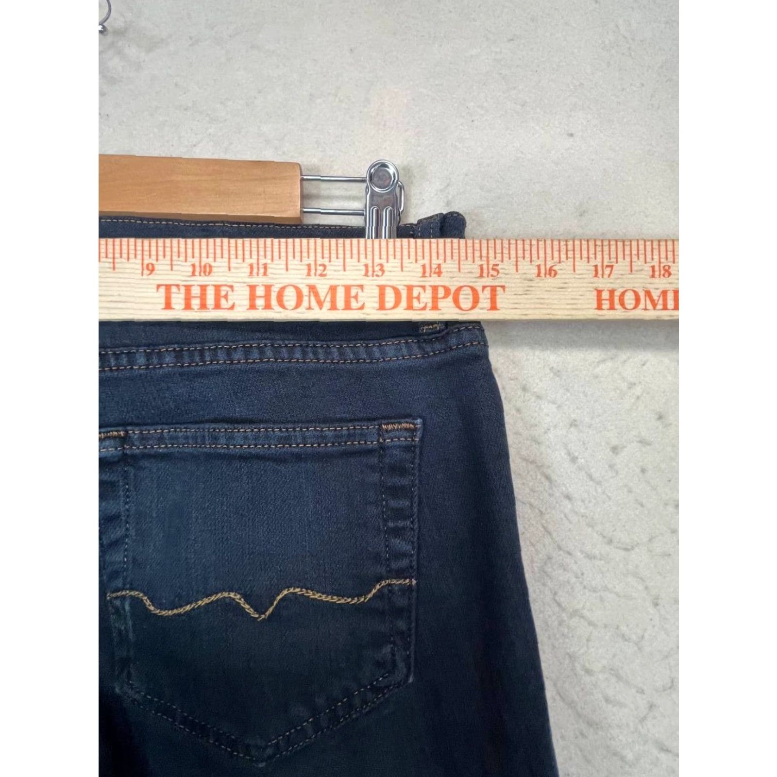 Vintage VINTAGE Red Engine Jeans Style 114 Women 28 Blue Denim Cotton Spandex 5-Pocket Zip Button USA Modern Slim Regular Union Made in USA Size 28" / US 6 / IT 42 - 3 Thumbnail