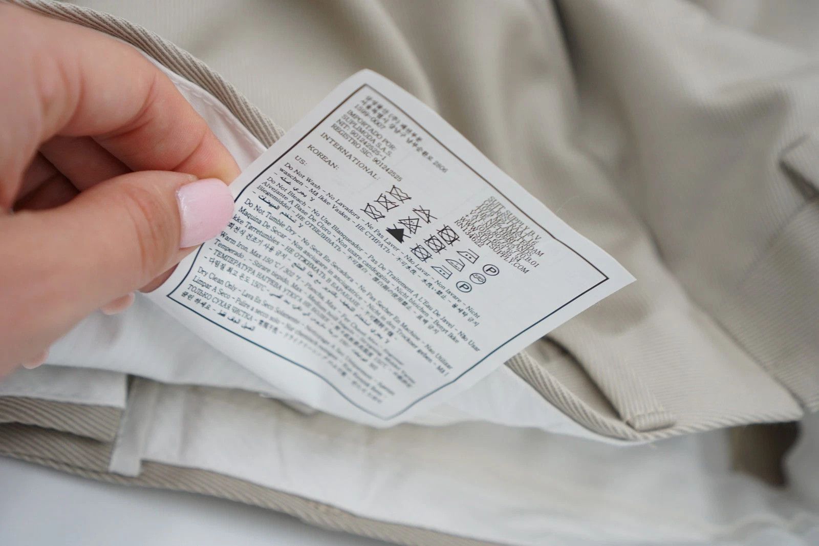 Suitsupply Men Suitsupply Trousers Brescia Beige Wool Size 25 UK/US40S Size 40S - 7 Thumbnail