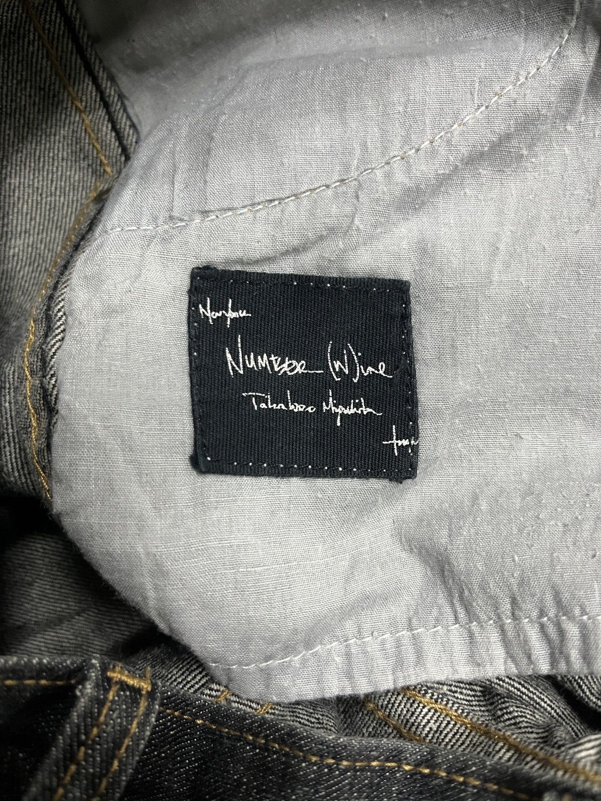 Number (N)ine Number (N)ine ‘Give Peace A Chance’ Patch Jeans Size US 32 / EU 48 - 13 Thumbnail