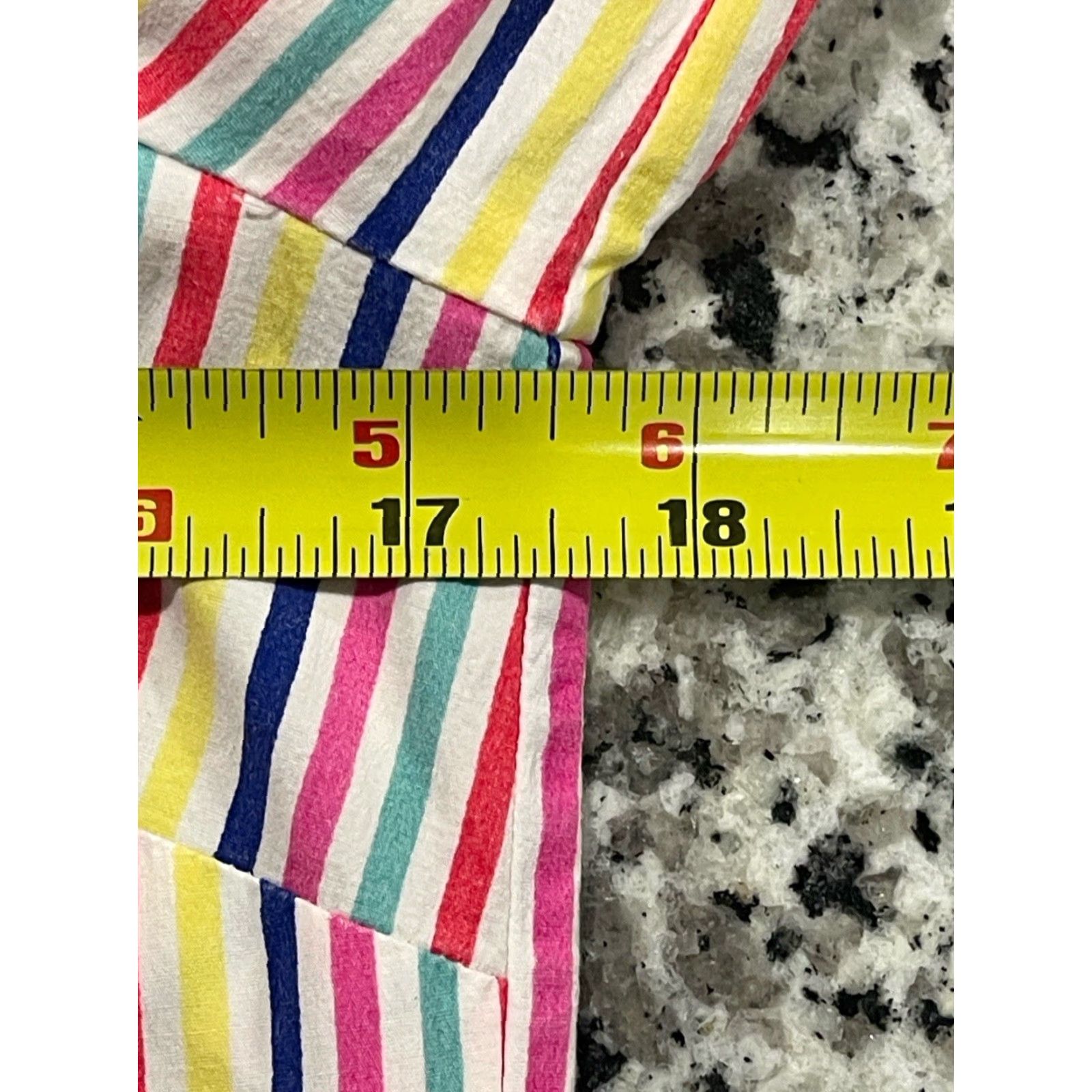 Rainbow Kate Spade Rainbow Long Sleeve Button-Down Shirt Sz 2 Womens Denim Cotton Elastane Ruffle Collared Shirt, Basic, Regular Size Type Size XS / US 0-2 / IT 36-38 - 4 Thumbnail