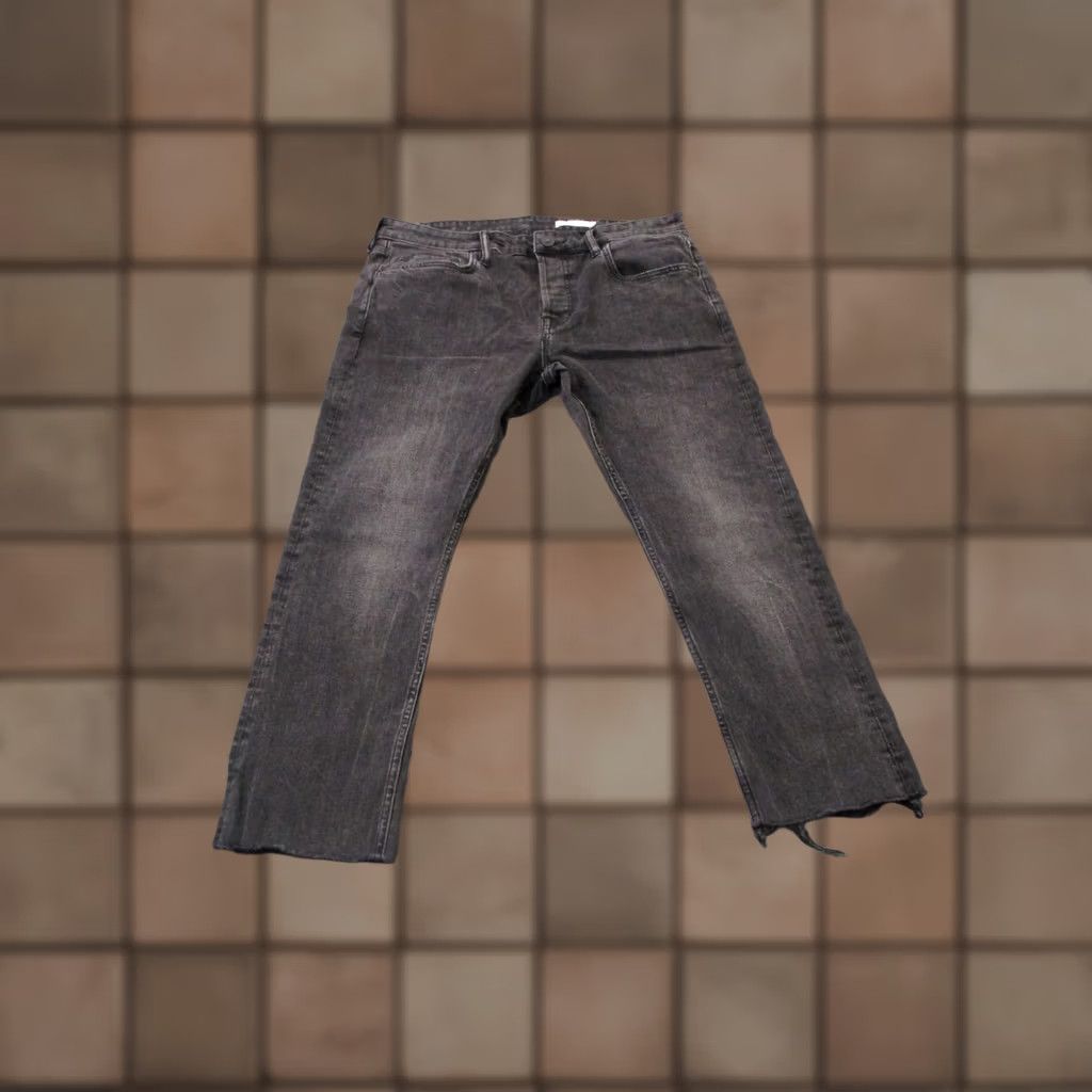 Allsaints Allsaints Jeans Mens Gray Denim Straight Casual Outdoors 34 X 30 Size US 36 / EU 52 - 1 Thumbnail