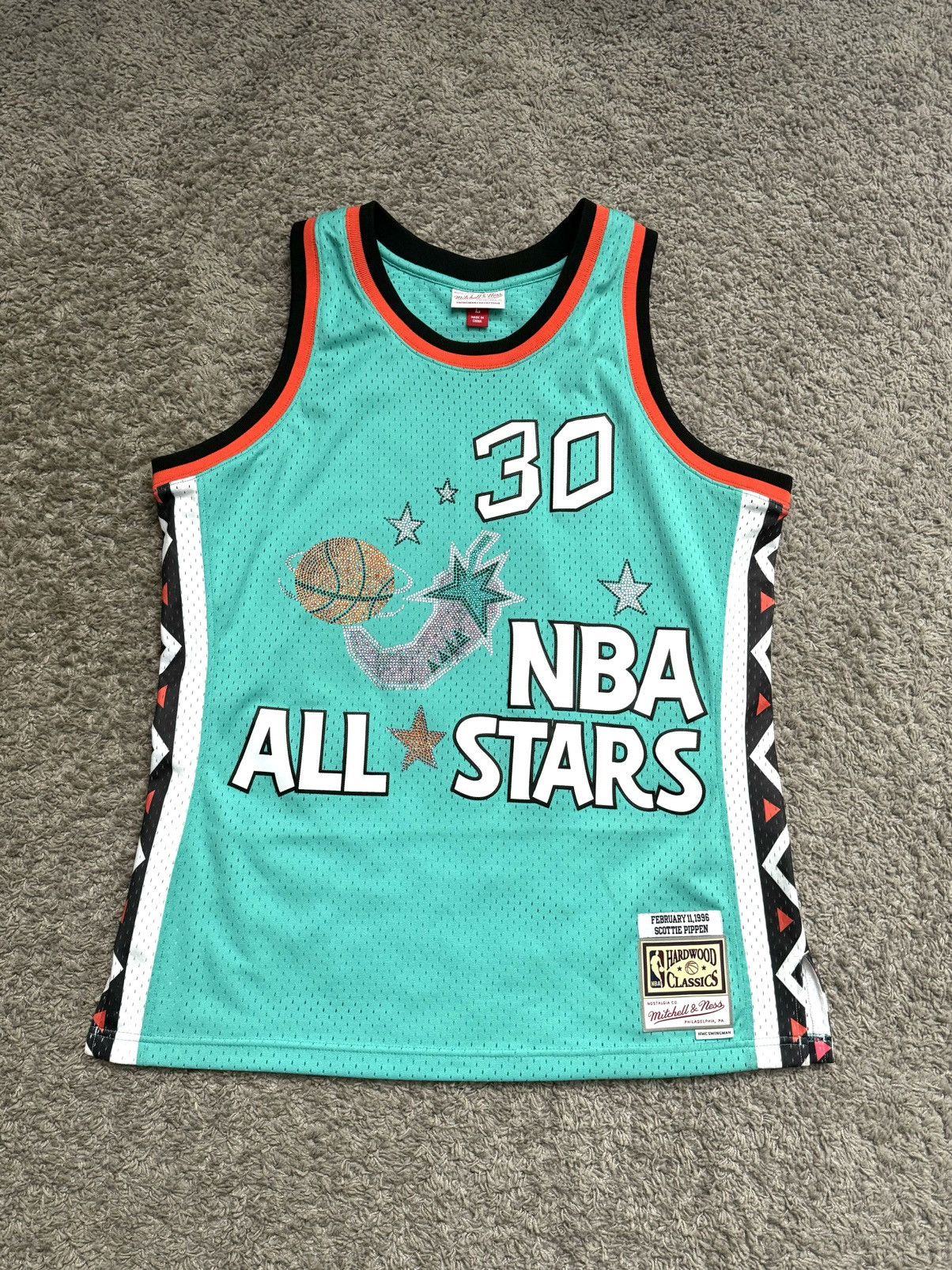 Mitchell & Ness Scottie Pipped x Mitchell and Ness Hardwood Classics Jersey Size US L / EU 52-54 / 3 - 1 Thumbnail