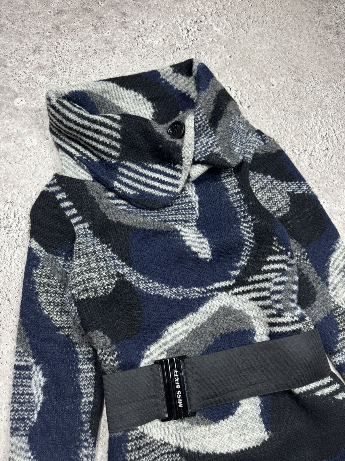 Miss Sixty Miss Sixty Knit Sweater Dress Wool Belted Made in Italy S Size S / US 4 / IT 40 - 4 Thumbnail