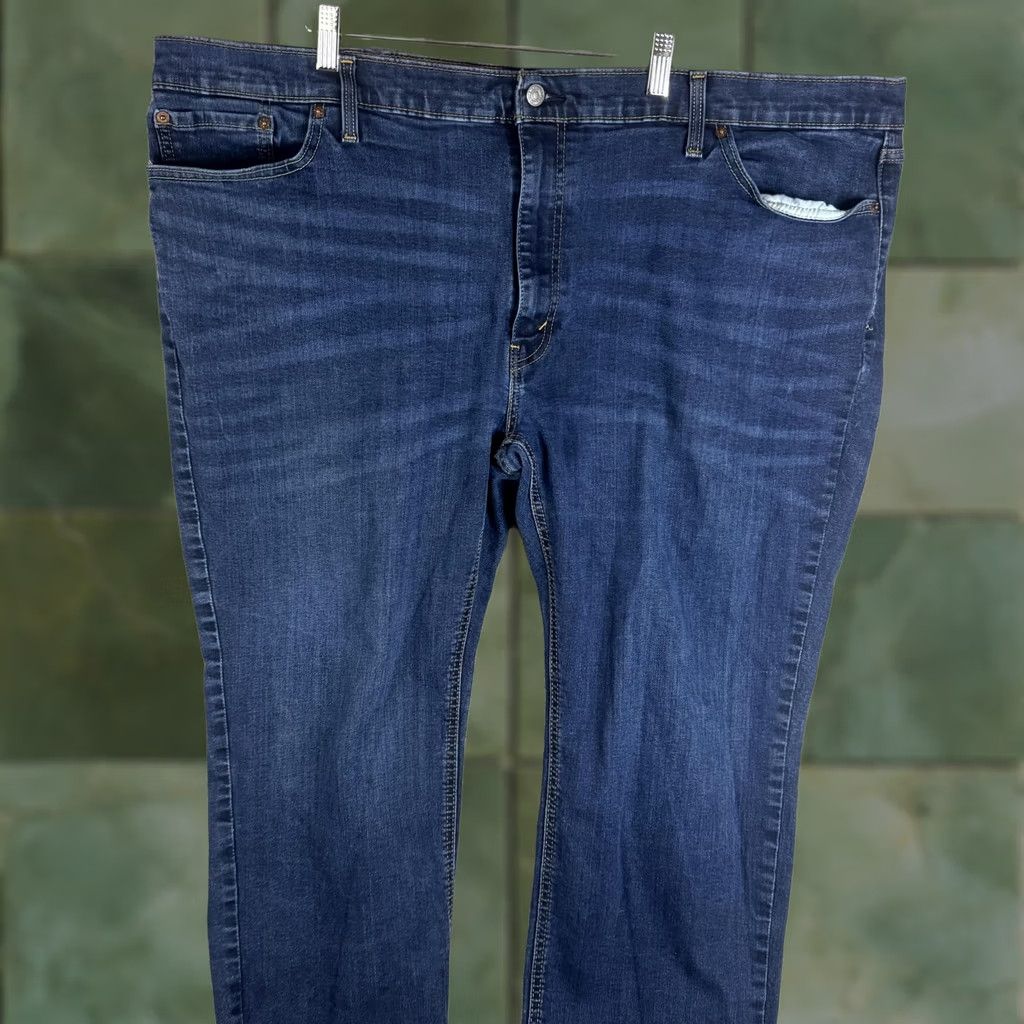 Levi's Levi's 541 Jeans Mens 50x28 Blue Athletic Tapered Denim Dark Wash Big & Tall Jeans Men Blue 541 Athletic Tapered Dark Wash Mens 50x28 Size US 34 / EU 50 - 1 Thumbnail