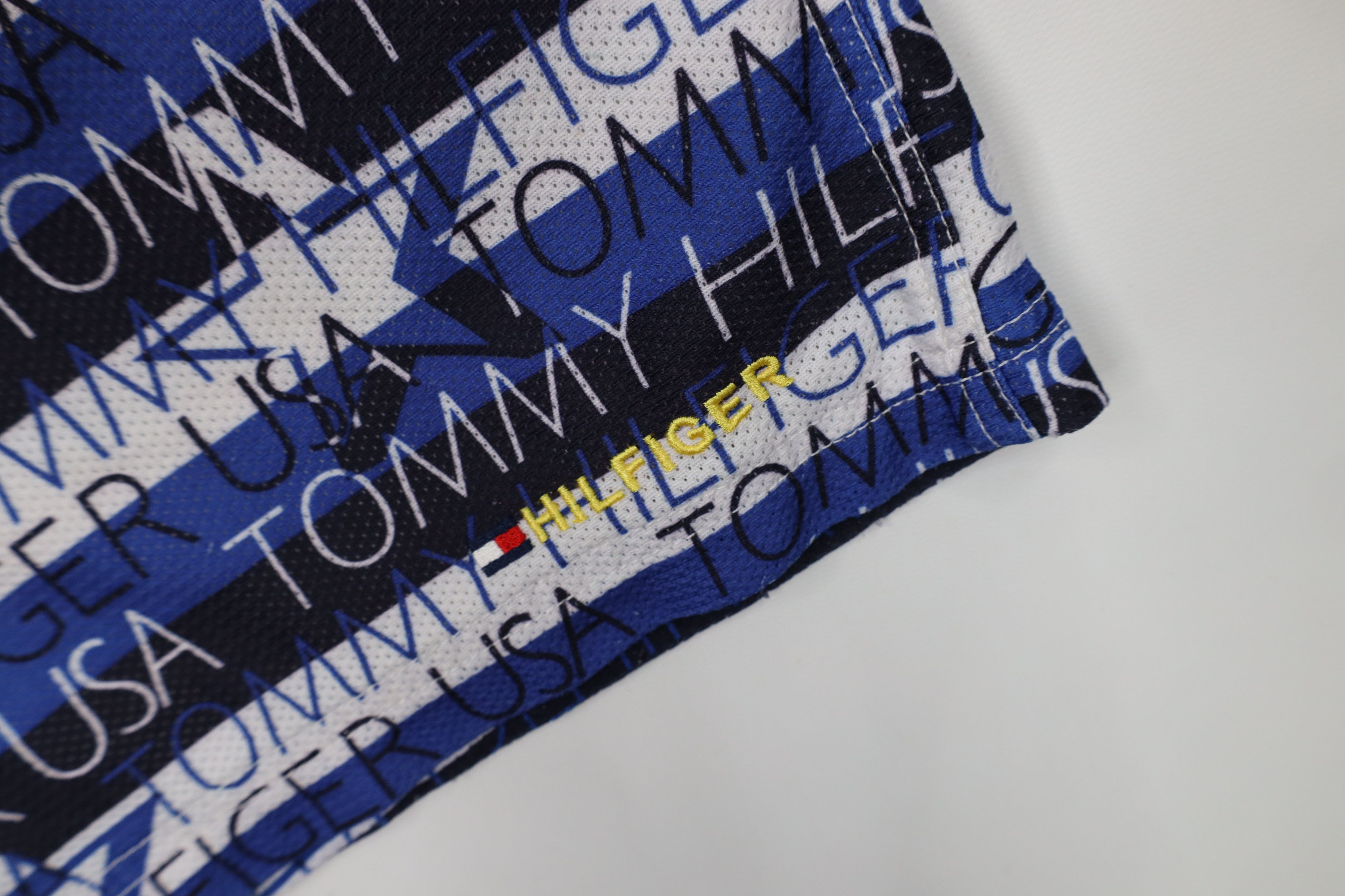 Tommy Hilfiger Vintage 90s Tommy Hilfiger Stars Striped Lined Shorts Trunks Size US 38 / EU 54 - 5 Thumbnail